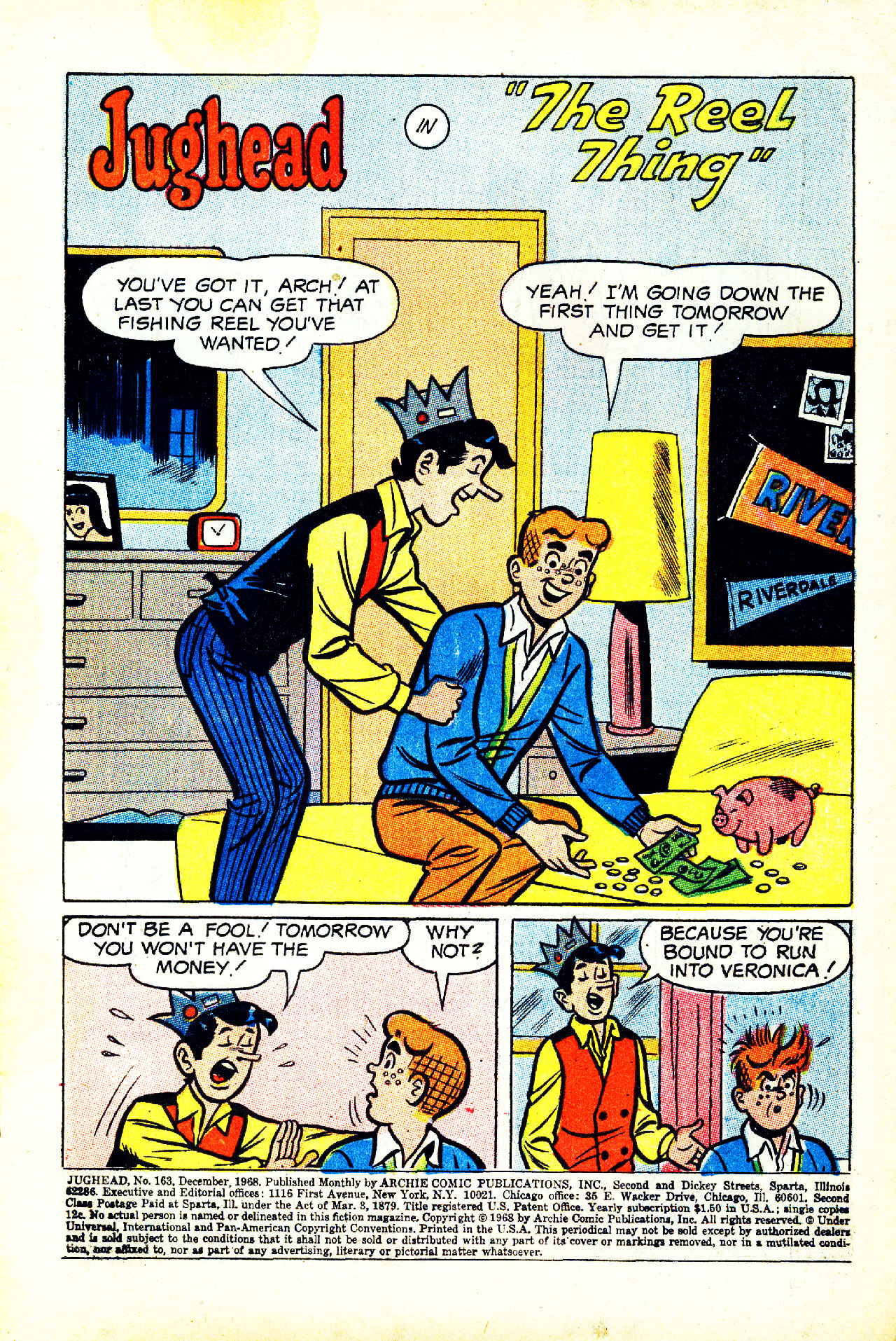 Read online Jughead (1965) comic -  Issue #163 - 3
