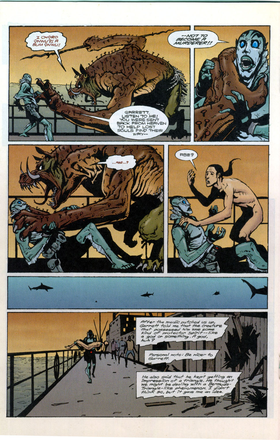 Read online Abe Sapien: Drums of the Dead comic -  Issue # Full - 18