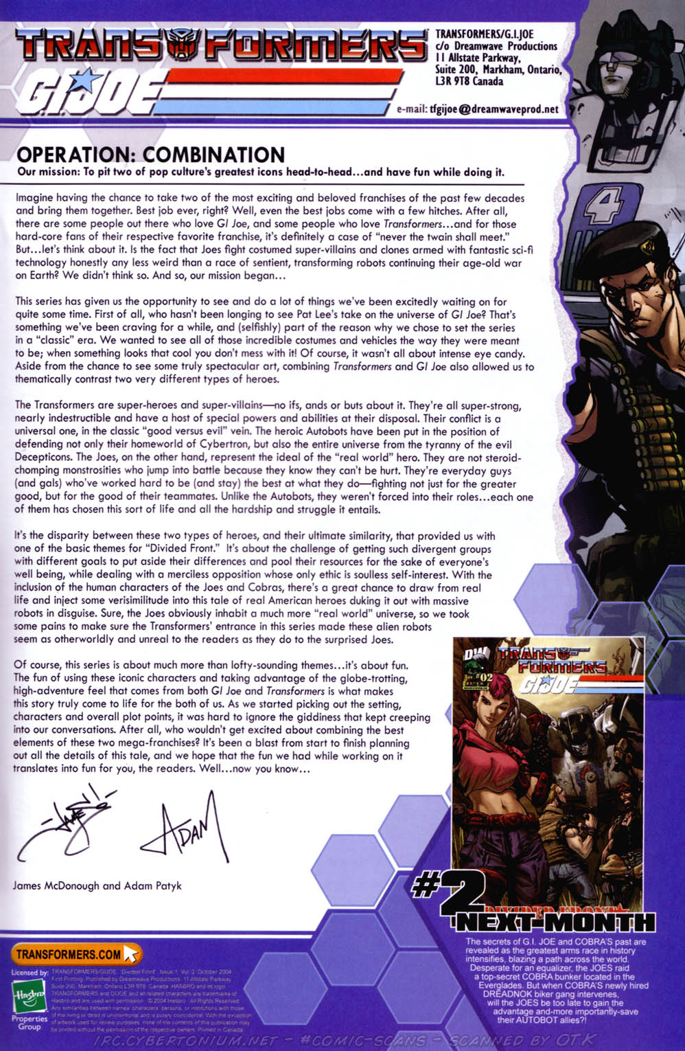 Read online Transformers/G.I. Joe: Divided Front comic -  Issue # Full - 27