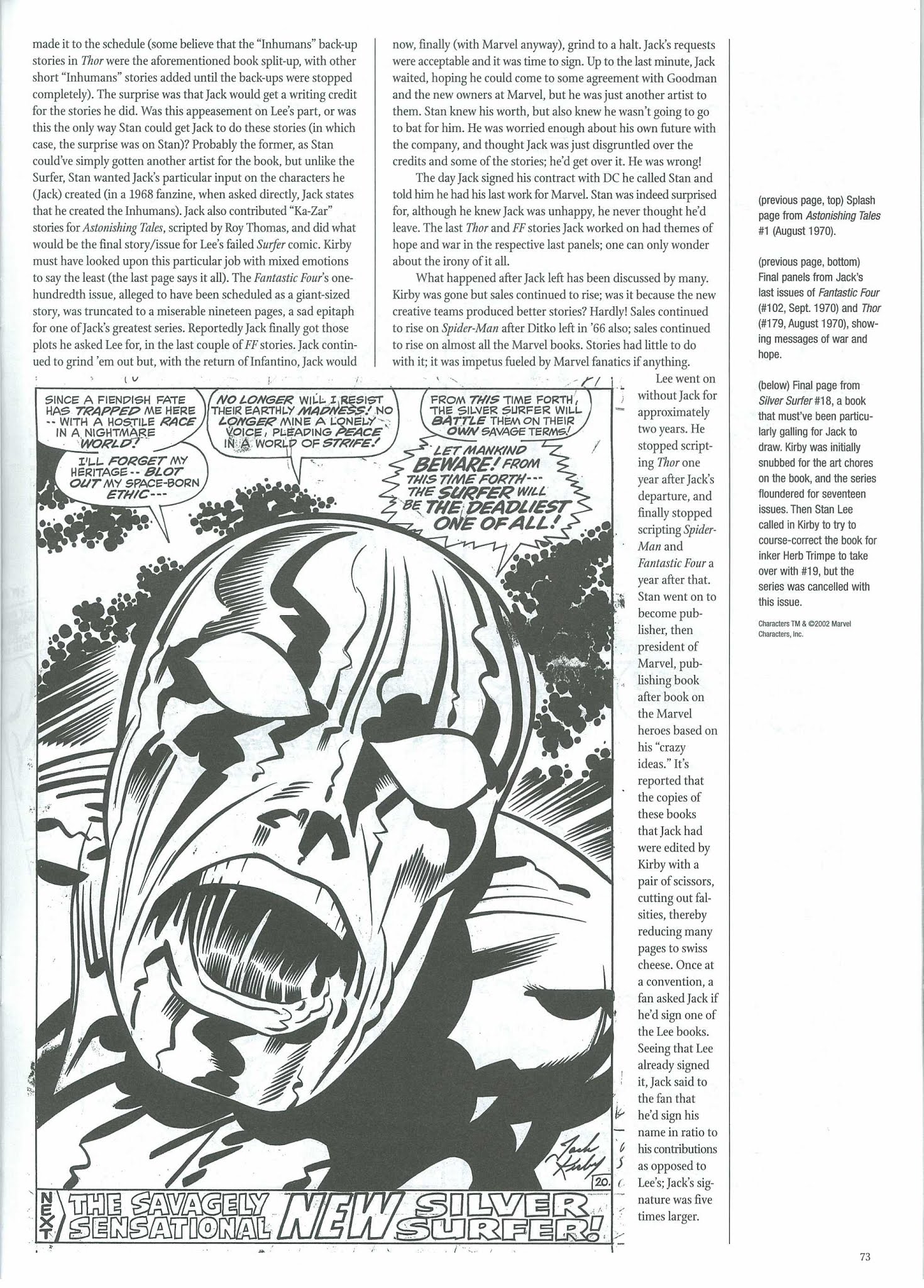 Read online The Jack Kirby Collector comic -  Issue #36 - 75