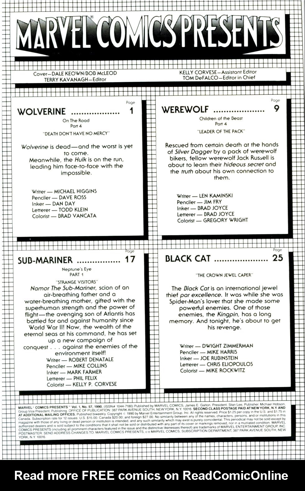 Read online Marvel Comics Presents (1988) comic -  Issue #57 - 2