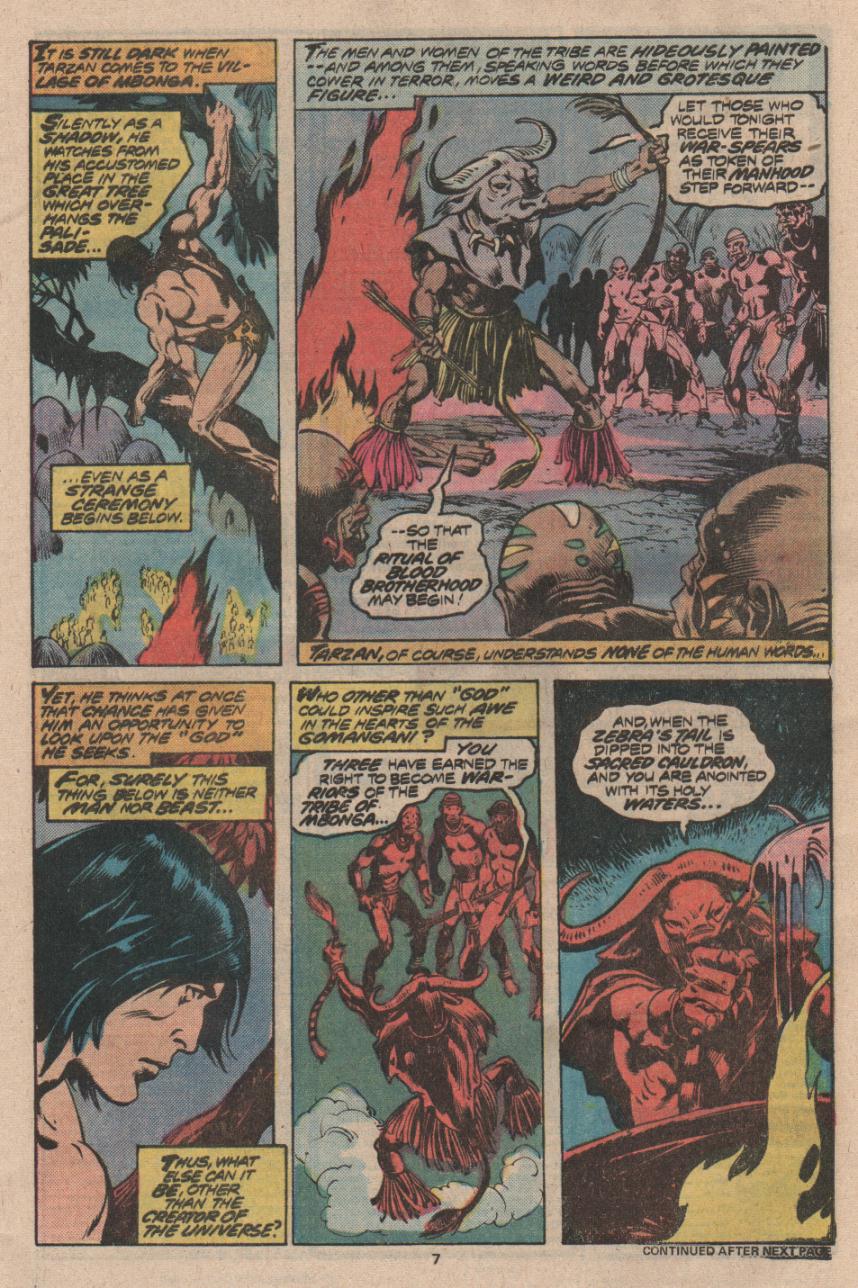 Read online Tarzan (1977) comic -  Issue #9 - 6