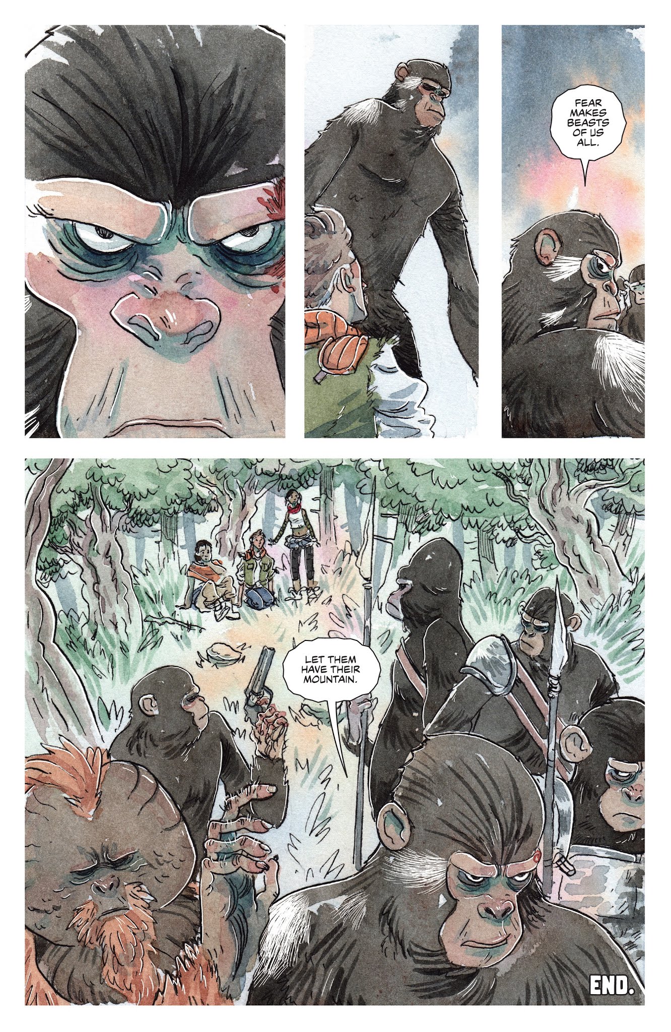 Read online Planet of the Apes: The Time of Man comic -  Issue # Full - 41