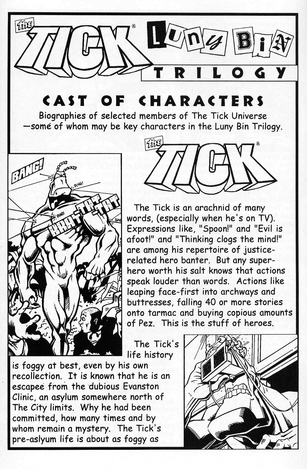 Read online The Tick: The Luny Bin Trilogy comic -  Issue # _Preview - 9