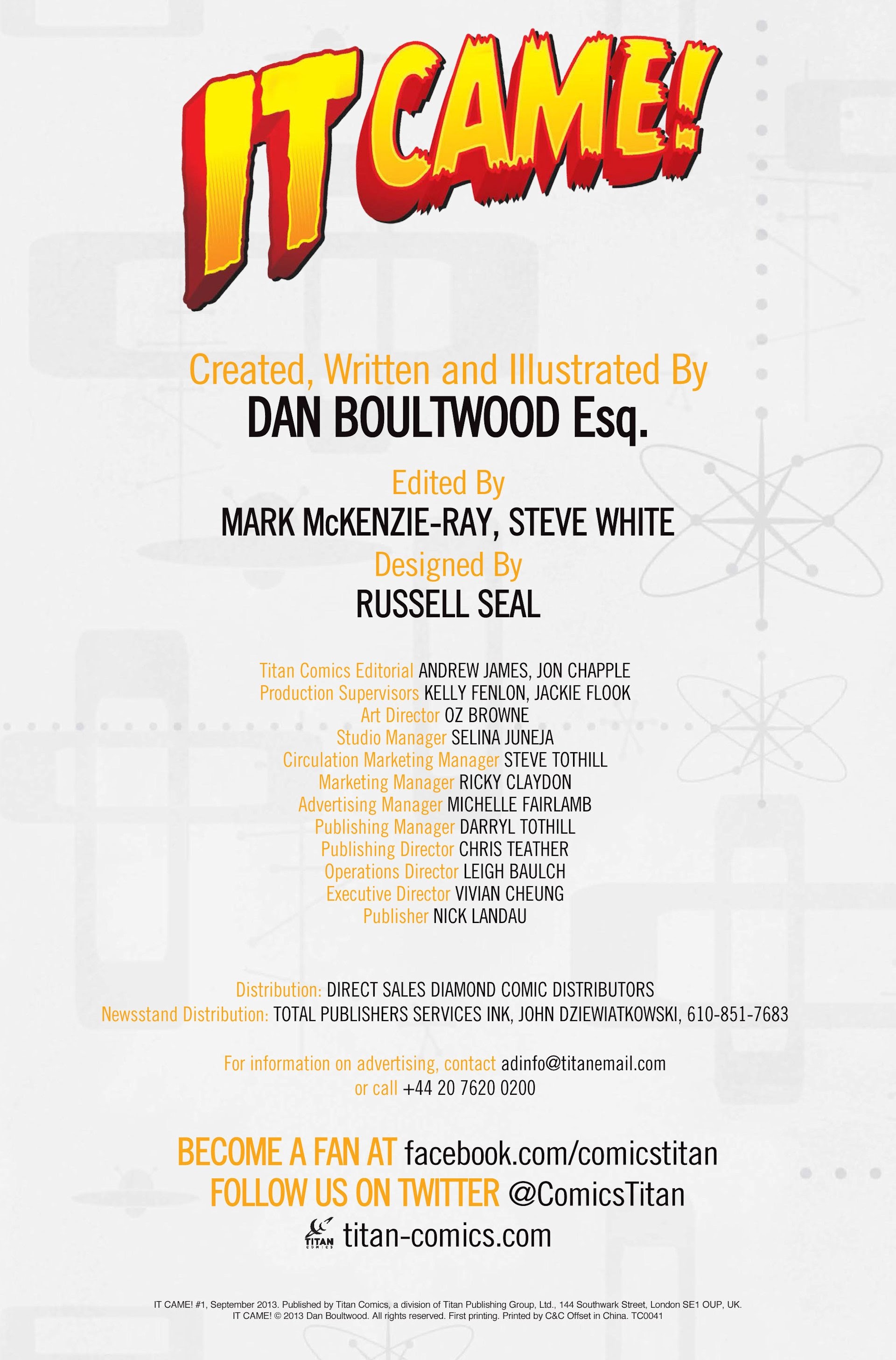 Read online It Came! comic -  Issue #1 - 2