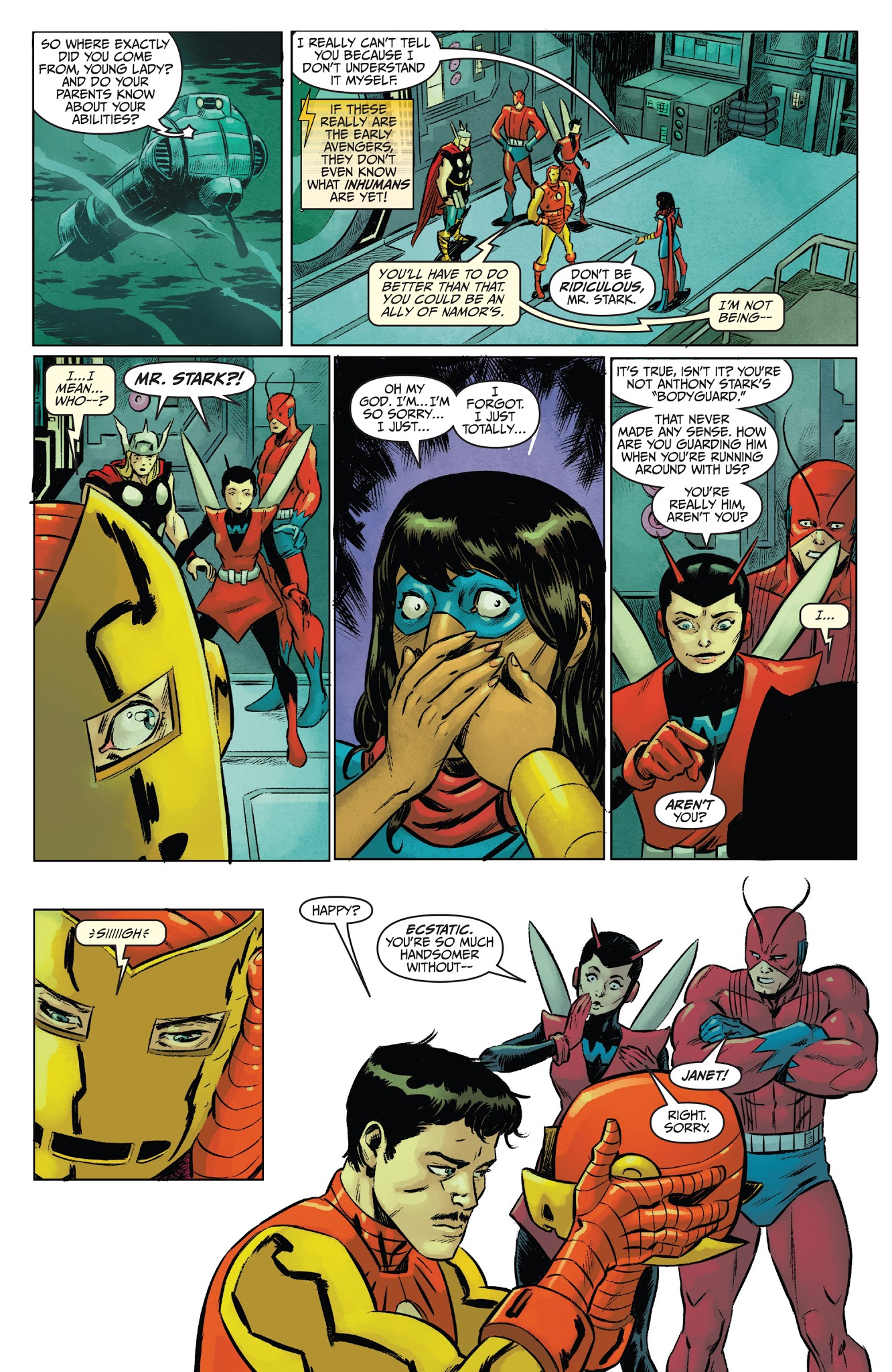 Read online Avengers: Back To Basics comic -  Issue #5 - 9