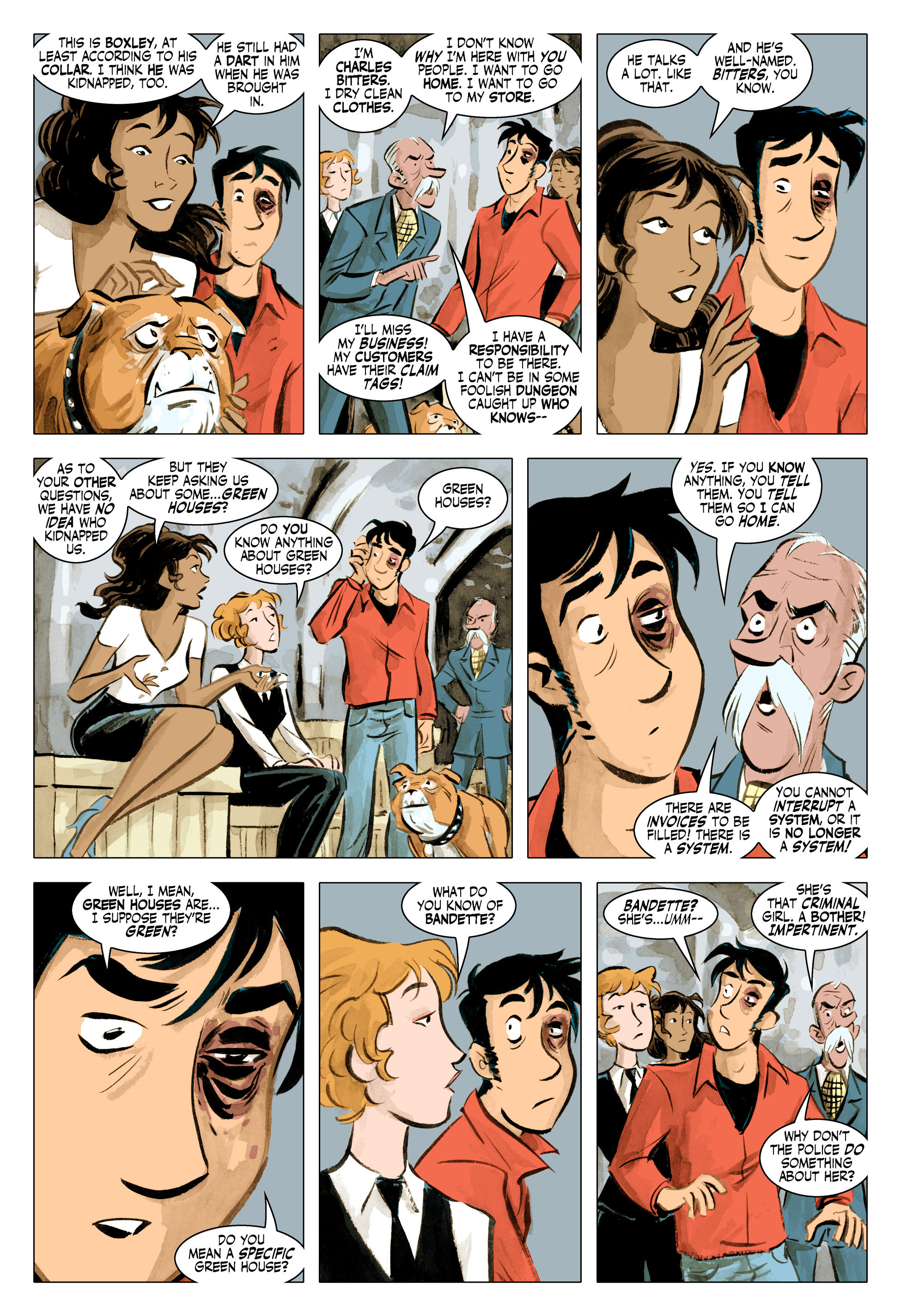 Read online Bandette (2012) comic -  Issue #11 - 12