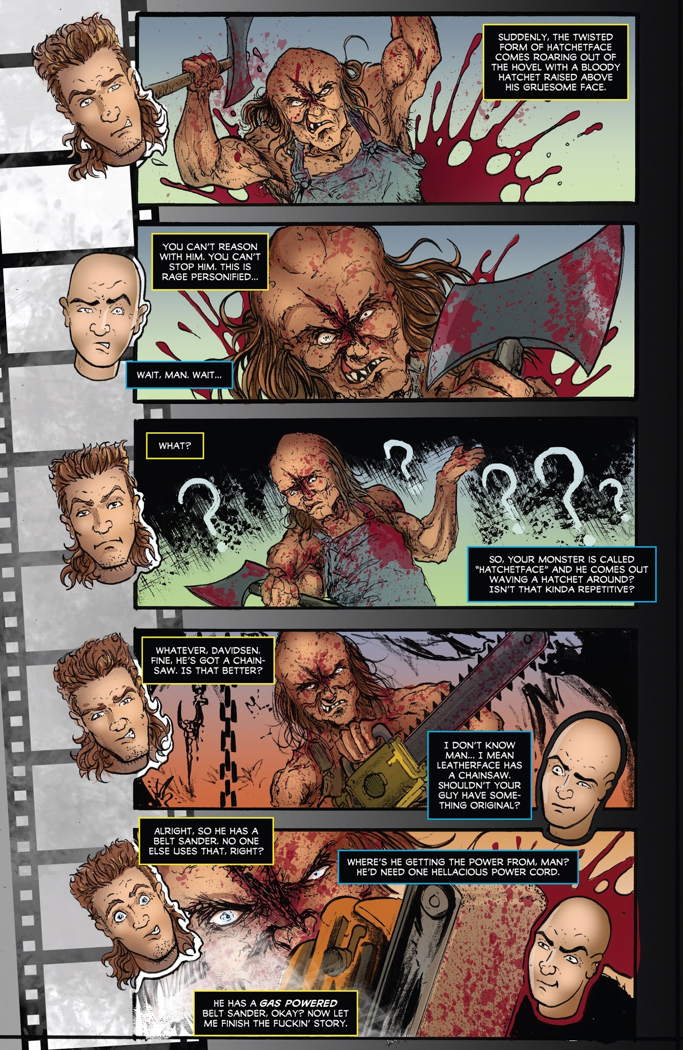 Read online Adam Green's Hatchet comic -  Issue #1 - 16
