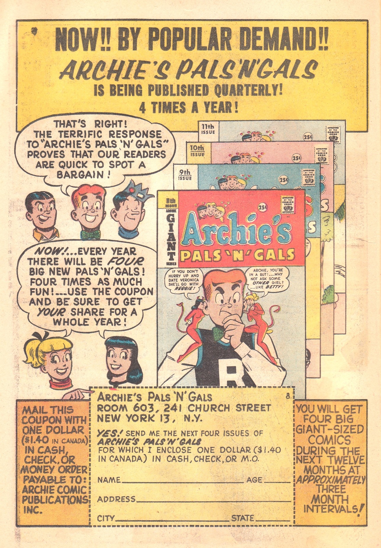 Read online Archie's Pals 'N' Gals (1952) comic -  Issue #8 - 59