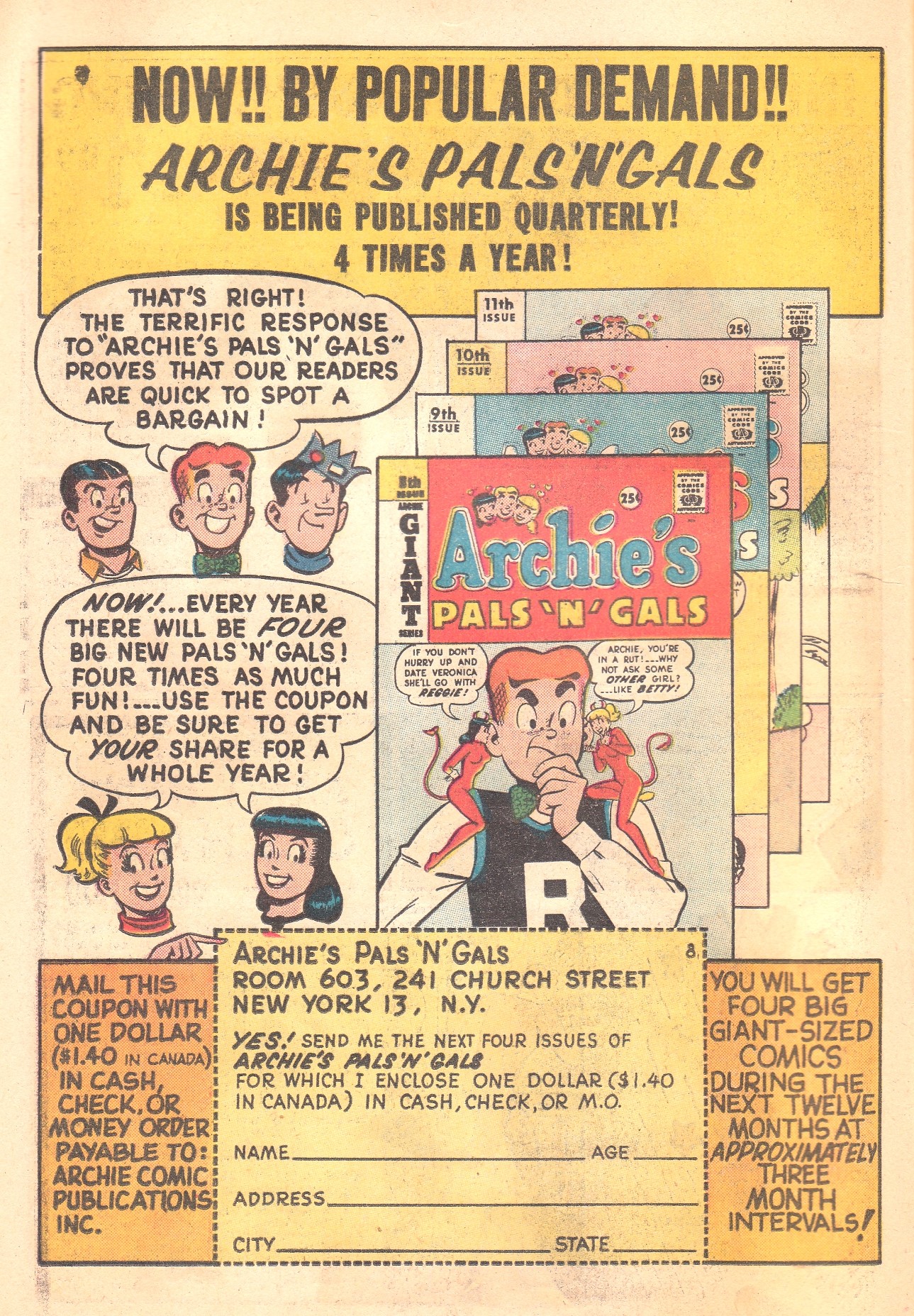 Read online Archie's Pals 'N' Gals (1952) comic -  Issue #8 - 59
