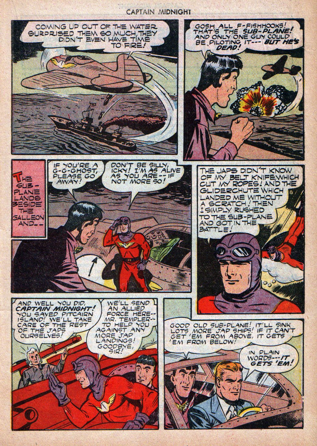 Read online Captain Midnight (1942) comic -  Issue #19 - 15