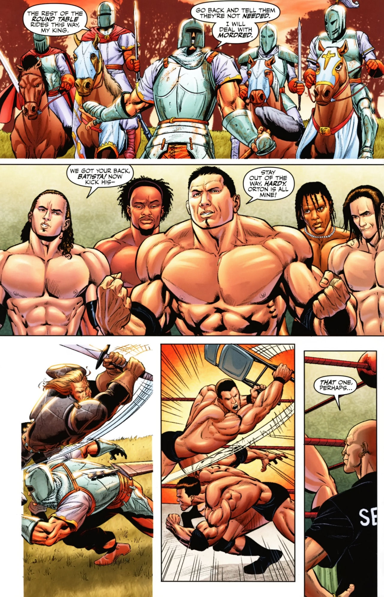 Read online WWE Heroes comic -  Issue #1 - 13