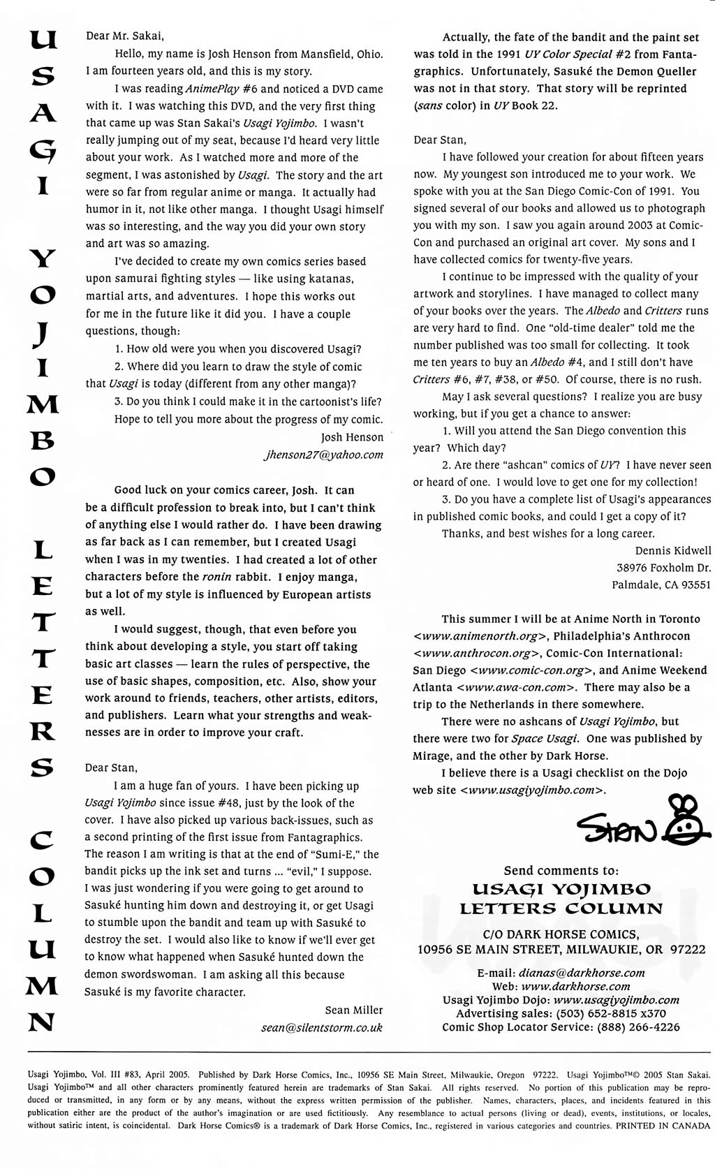 Read online Usagi Yojimbo (1996) comic -  Issue #83 - 27