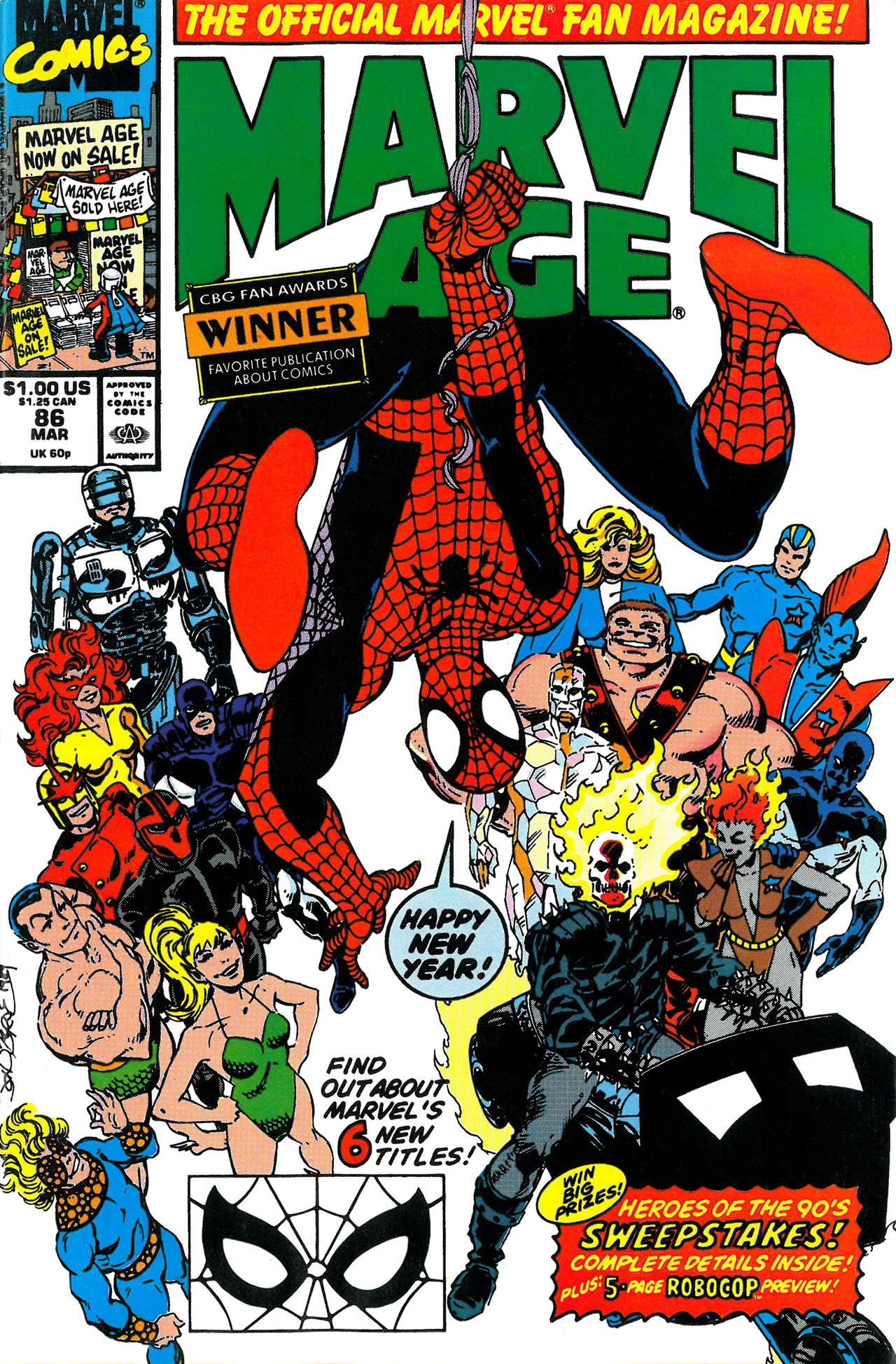 Read online Marvel Age comic -  Issue #86 - 1