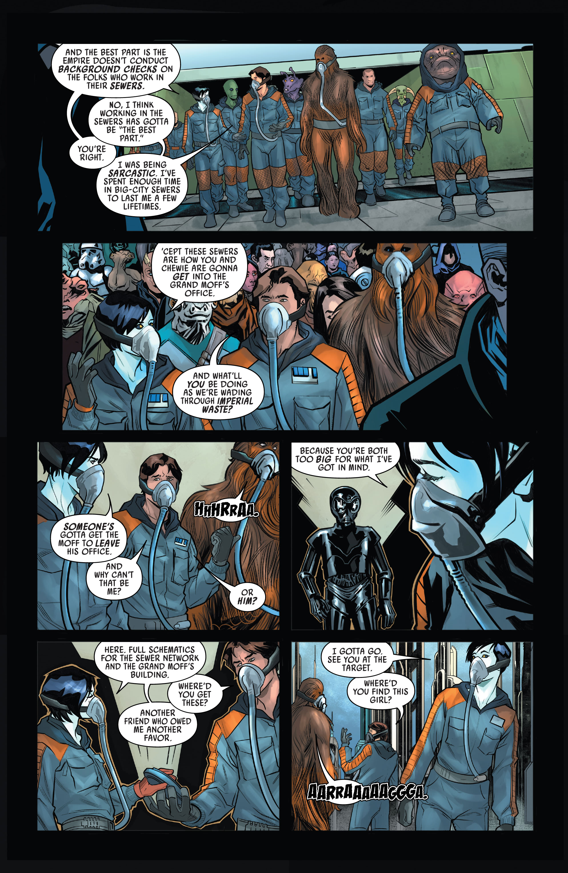 Read online Star Wars: Han Solo & Chewbacca comic -  Issue #8 - 9