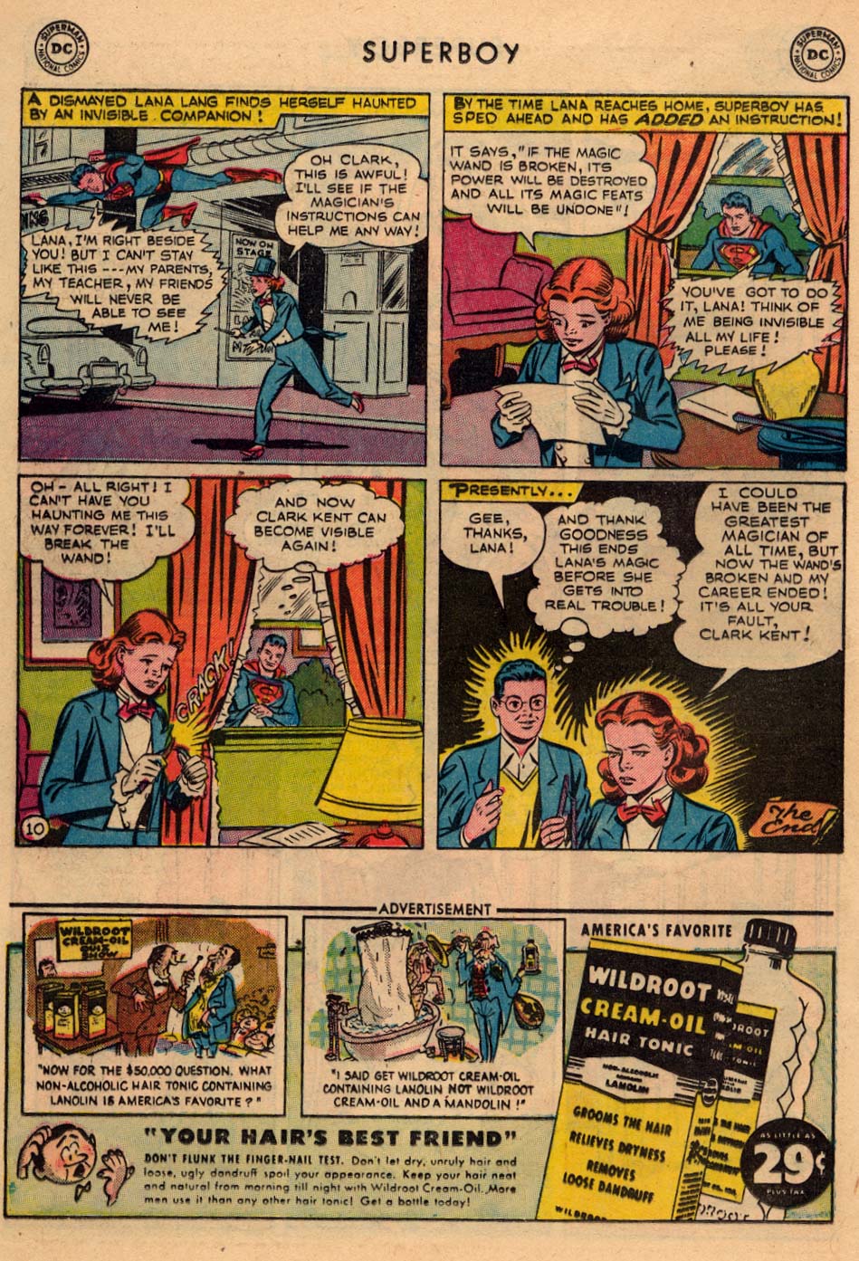 Read online Superboy (1949) comic -  Issue #21 - 21