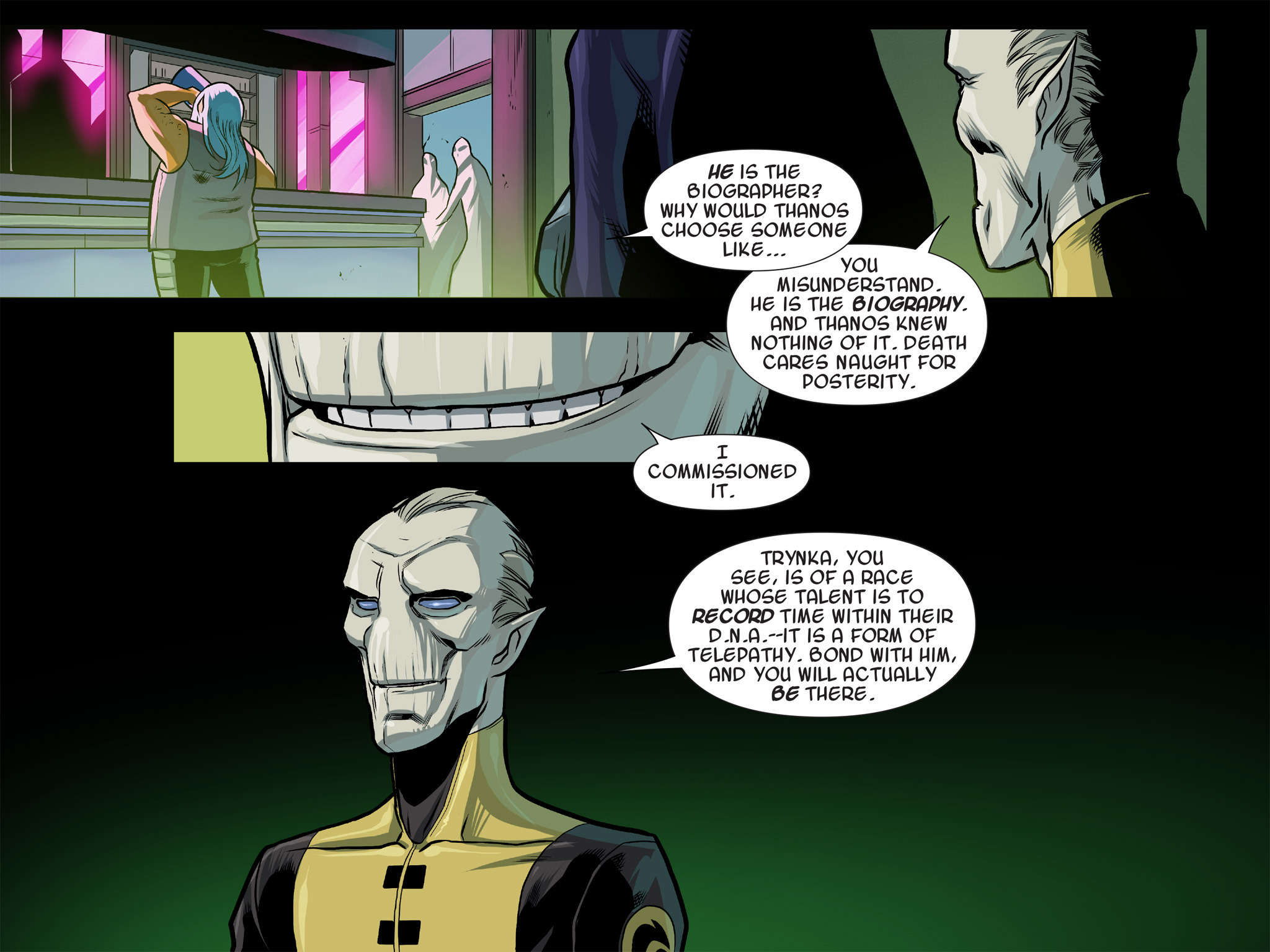 Read online Thanos: A God Up There Listening comic -  Issue # TPB - 63