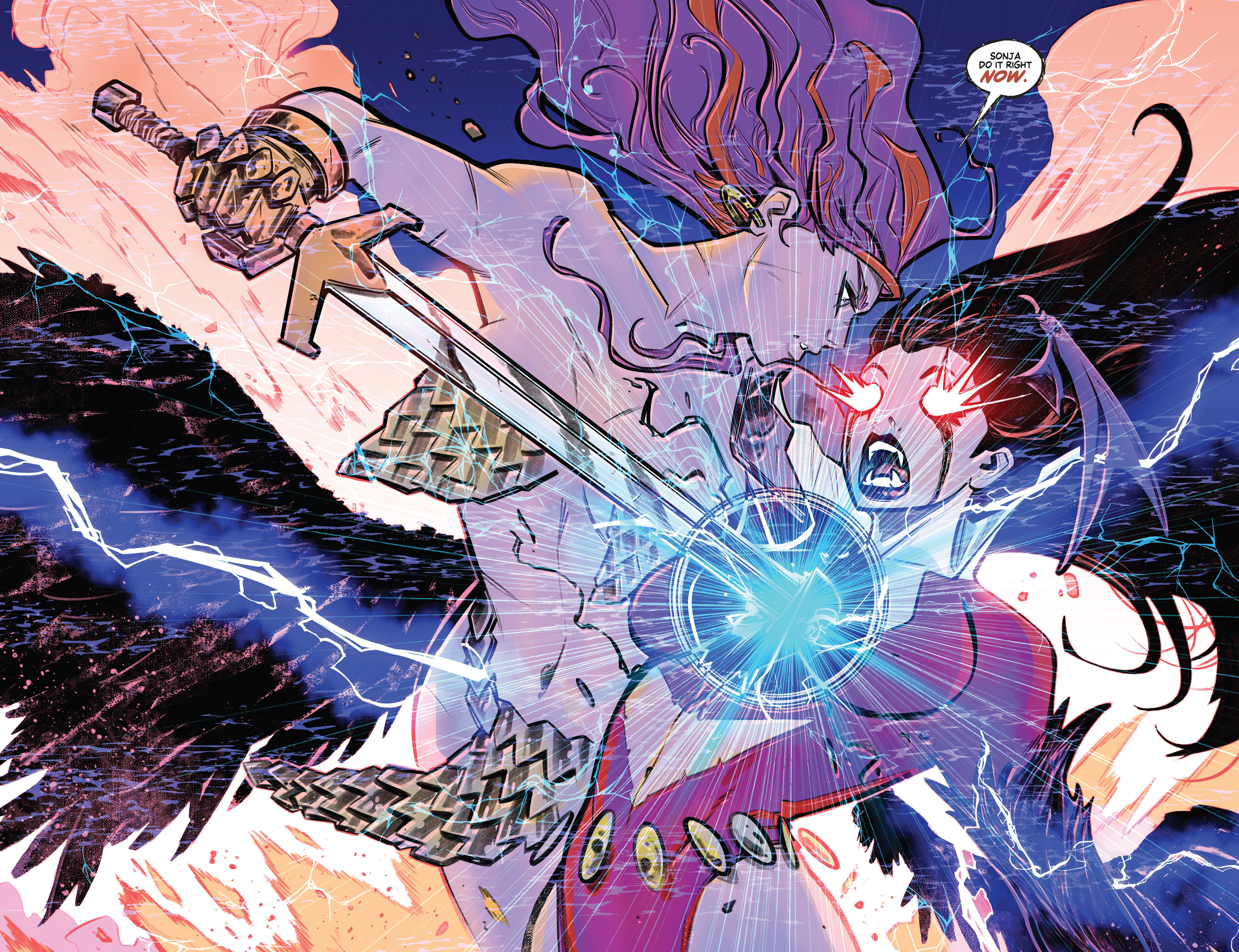 Read online Vampirella Vs. Red Sonja comic -  Issue #5 - 24