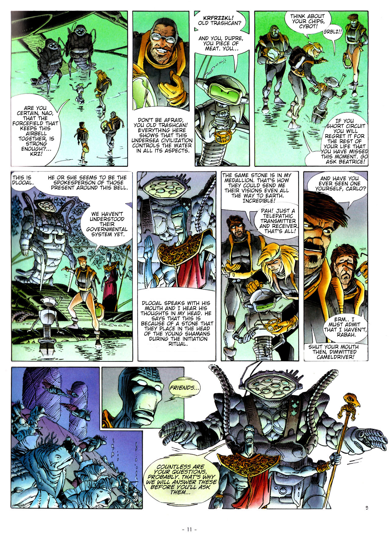 Read online Aquablue comic -  Issue #5 - 12