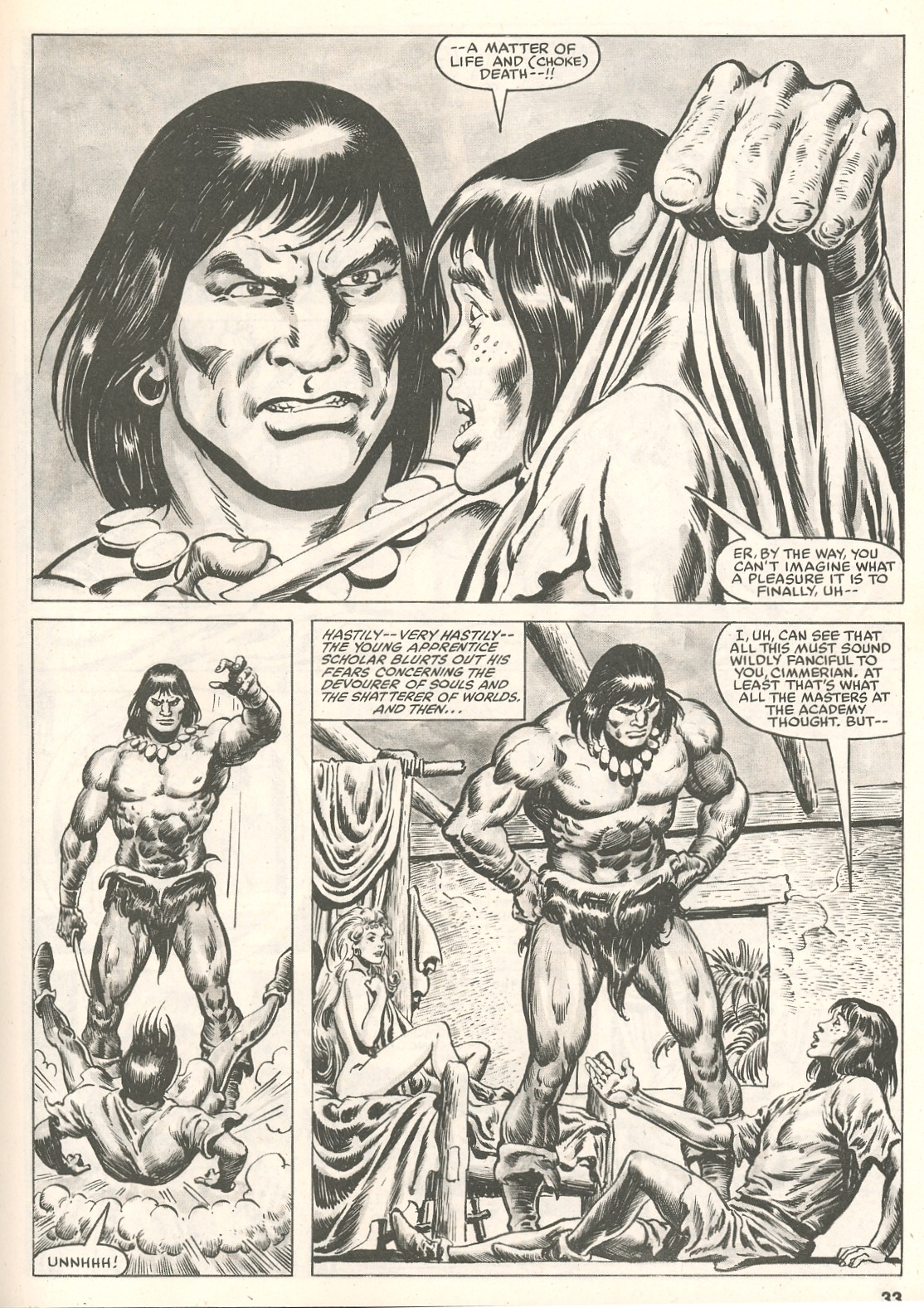 Read online The Savage Sword Of Conan comic -  Issue #109 - 35