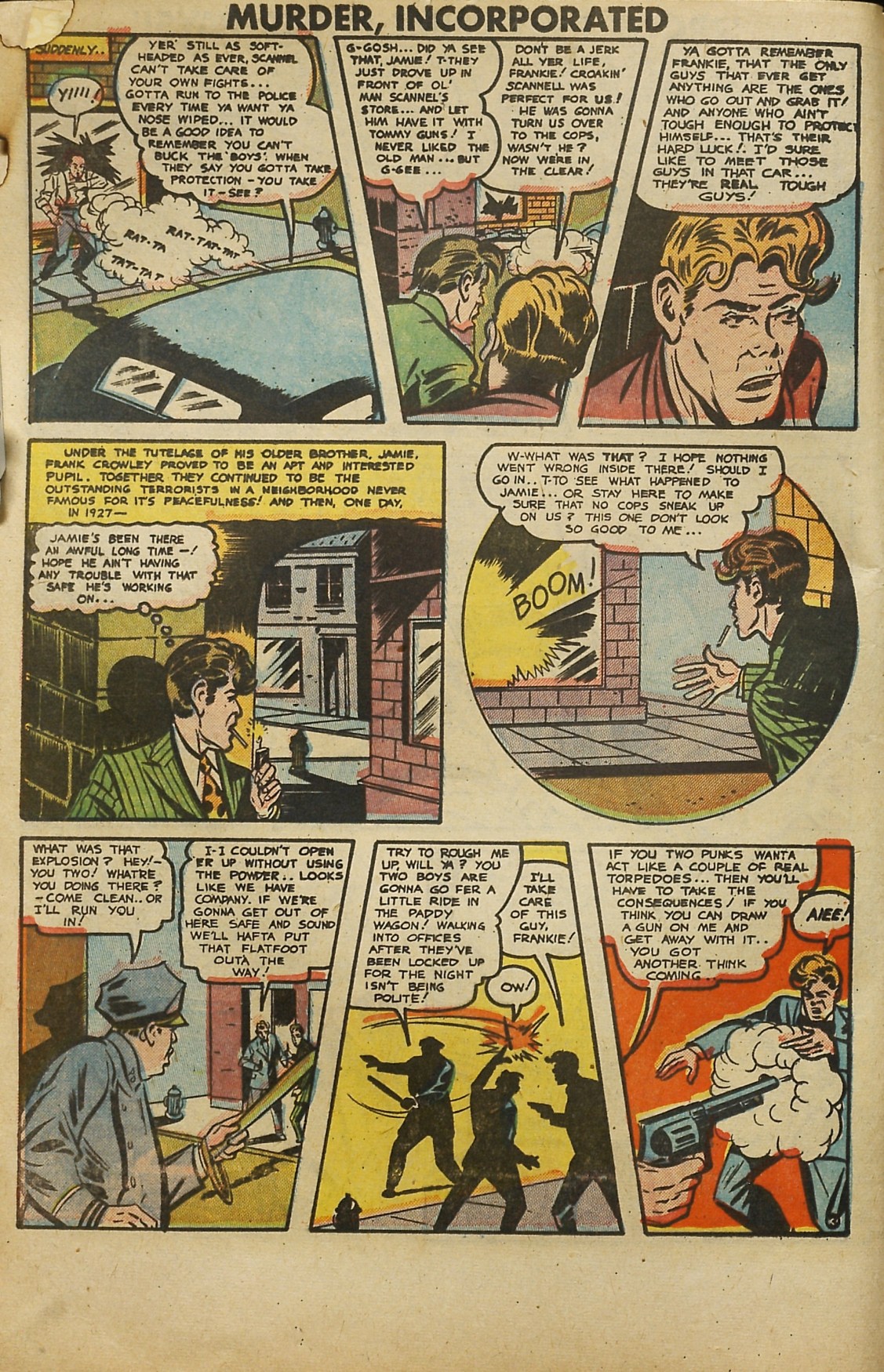 Read online Murder Incorporated (1948) comic -  Issue #10 - 14