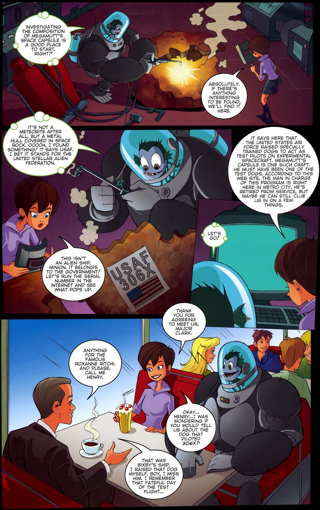 Read online Megamind: Bad. Blue. Brilliant. comic -  Issue #3 - 18