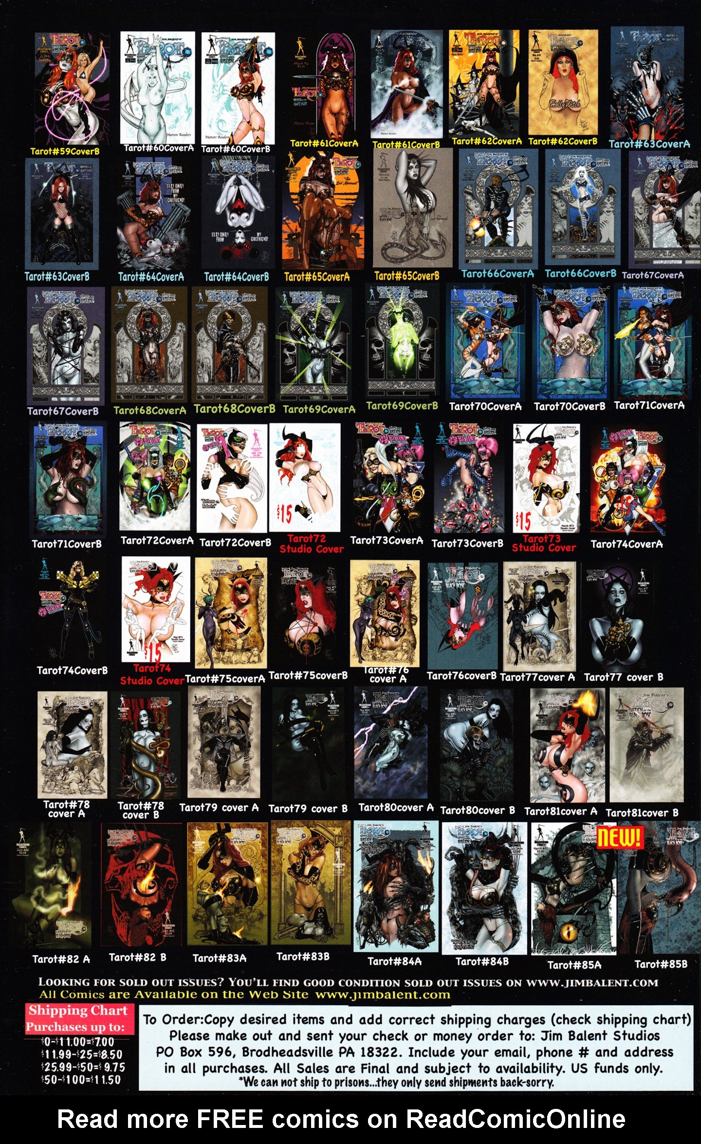 Read online Tarot: Witch of the Black Rose comic -  Issue #85 - 34