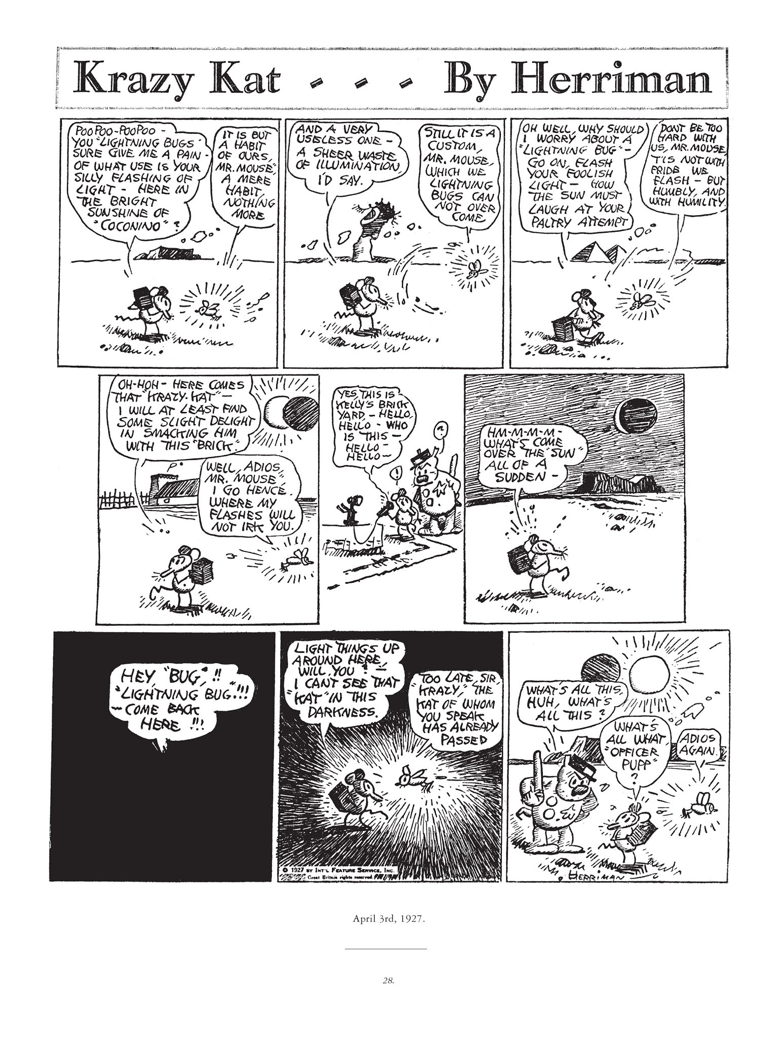 Read online Krazy & Ignatz comic -  Issue # TPB 5 - 28