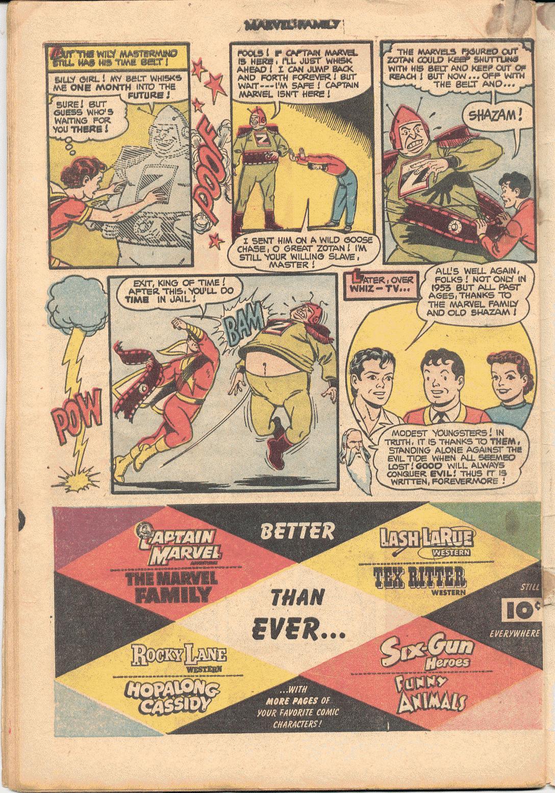 Read online The Marvel Family comic -  Issue #88 - 34