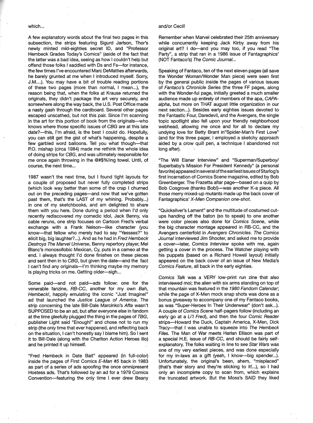 Read online The Nearly Complete Essential Hembeck Archives Omnibus comic -  Issue # TPB (Part 4) - 12