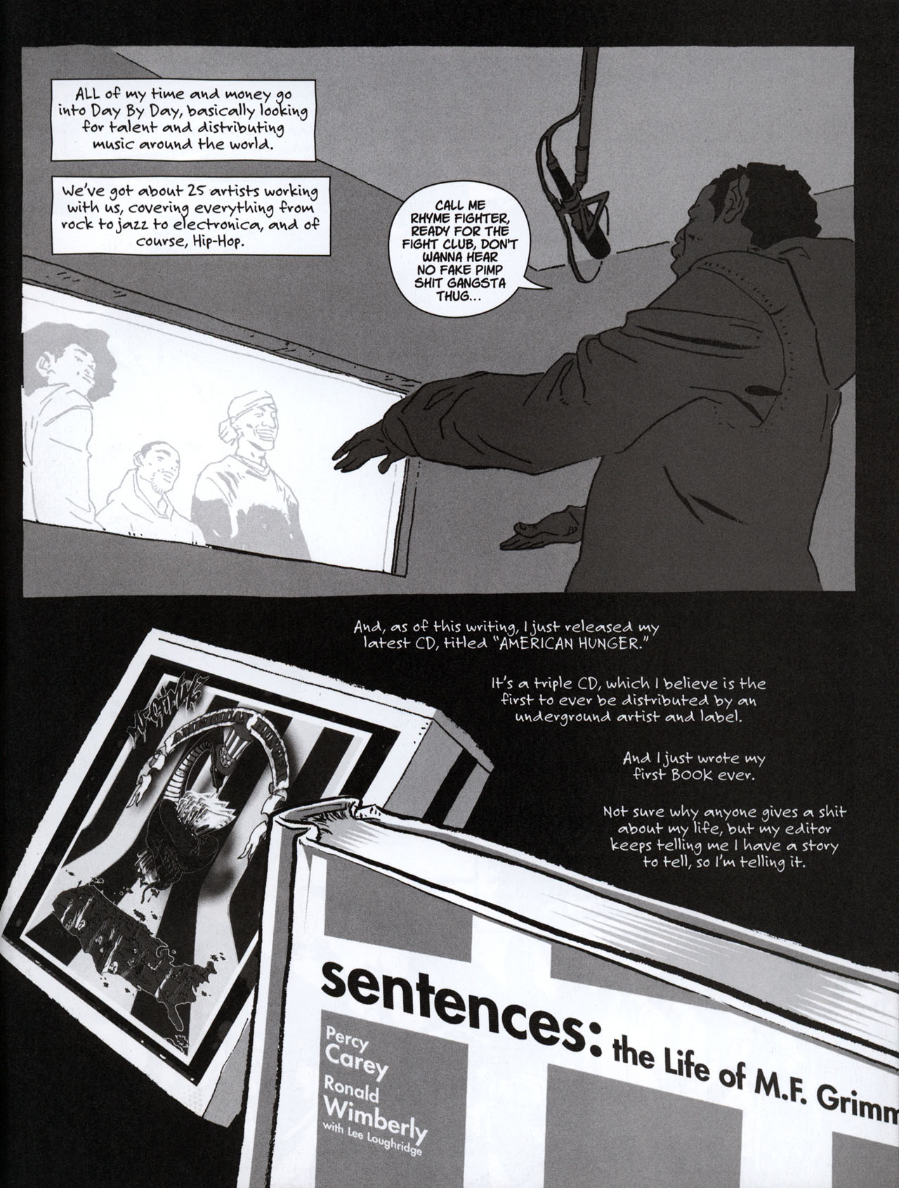 Read online Sentences: The Life of M.F. Grimm comic -  Issue # TPB - 114