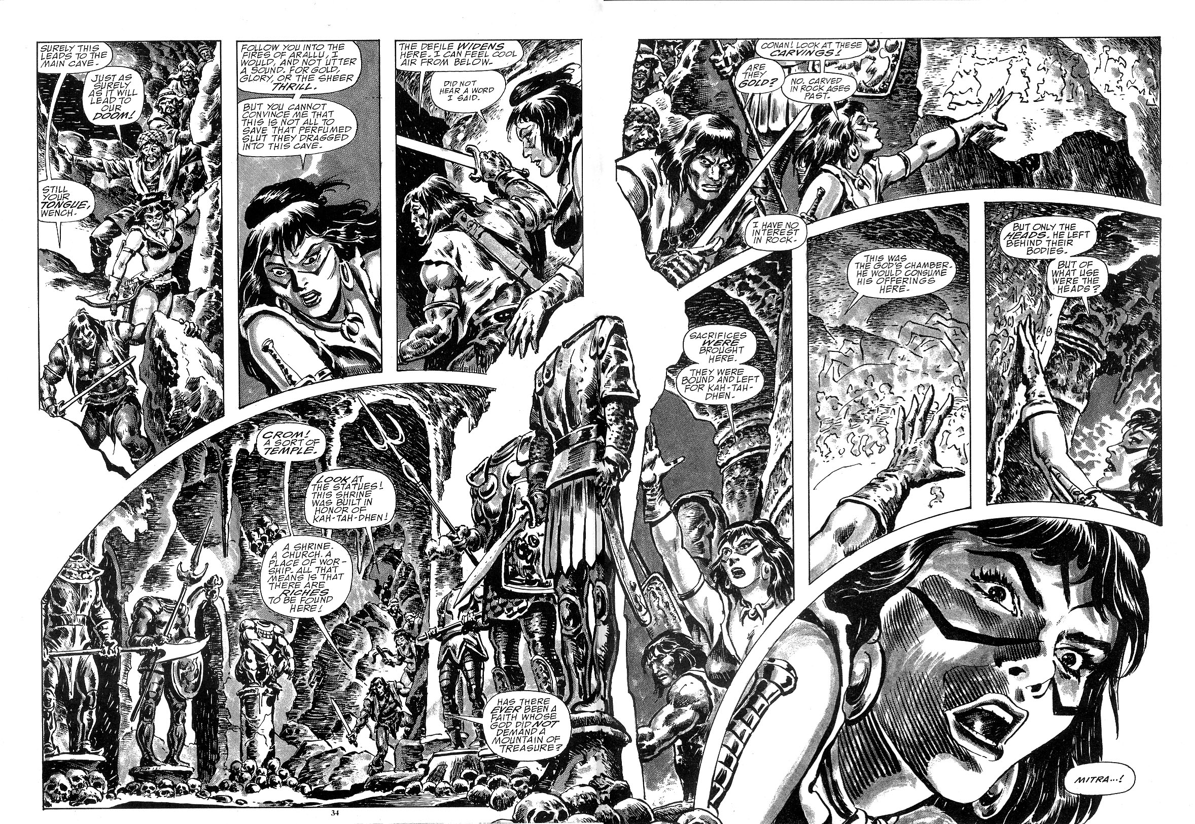Read online The Savage Sword Of Conan comic -  Issue #183 - 24