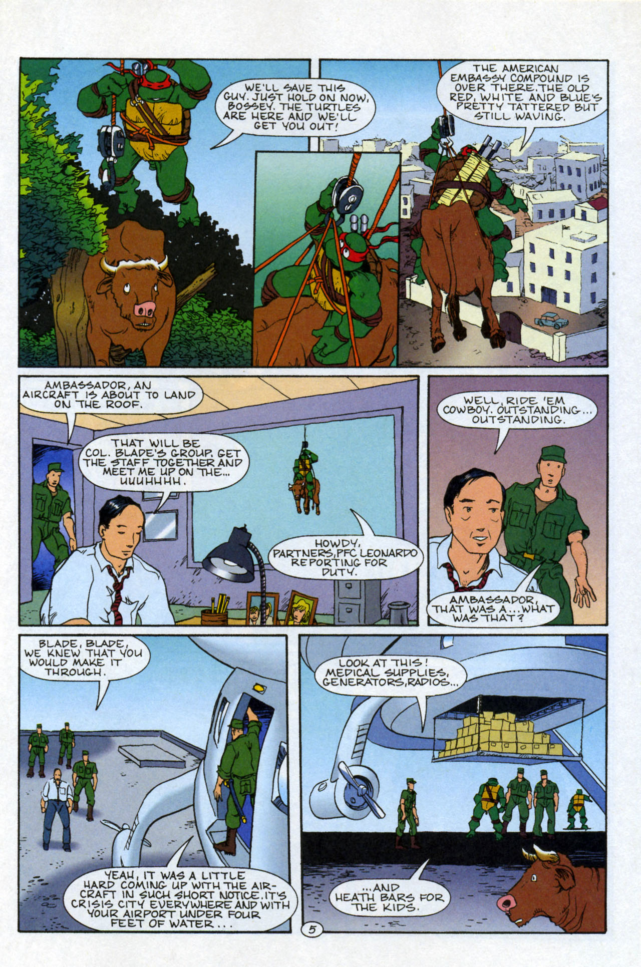 Read online Teenage Mutant Ninja Turtles/Flaming Carrot Crossover comic -  Issue #1 - 6