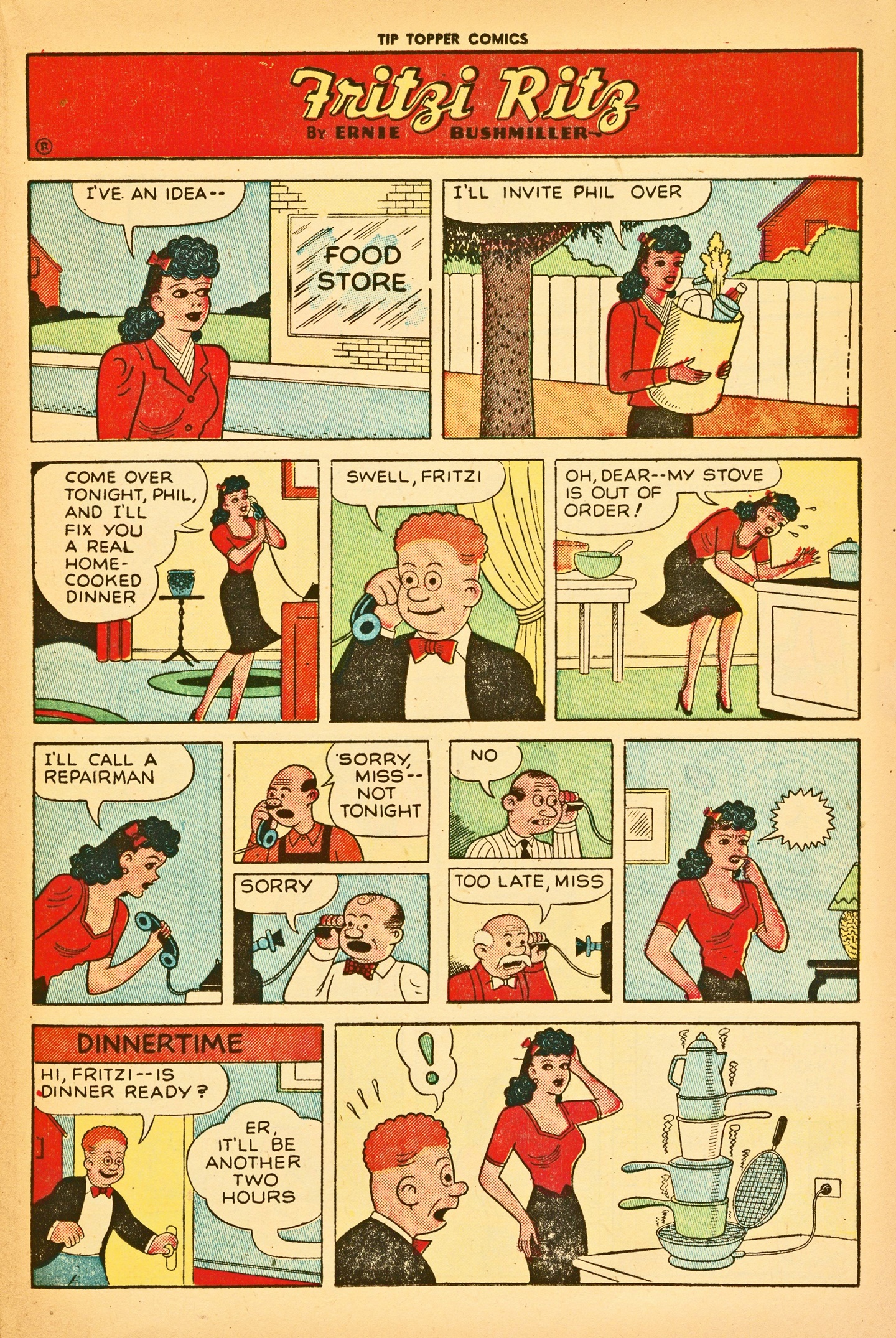 Read online Tip Topper Comics comic -  Issue #19 - 21