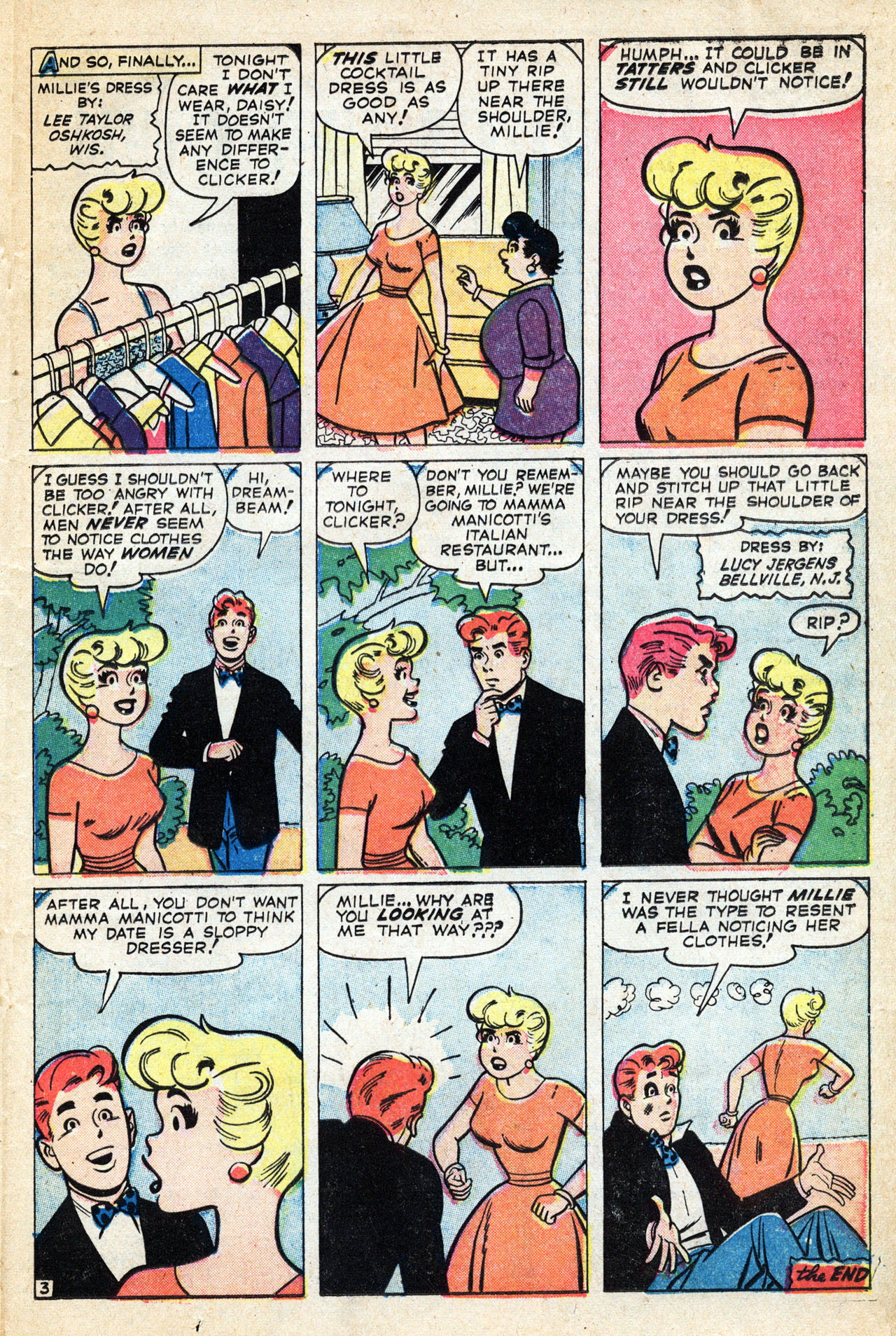 Read online A Date with Millie (1959) comic -  Issue #1 - 23