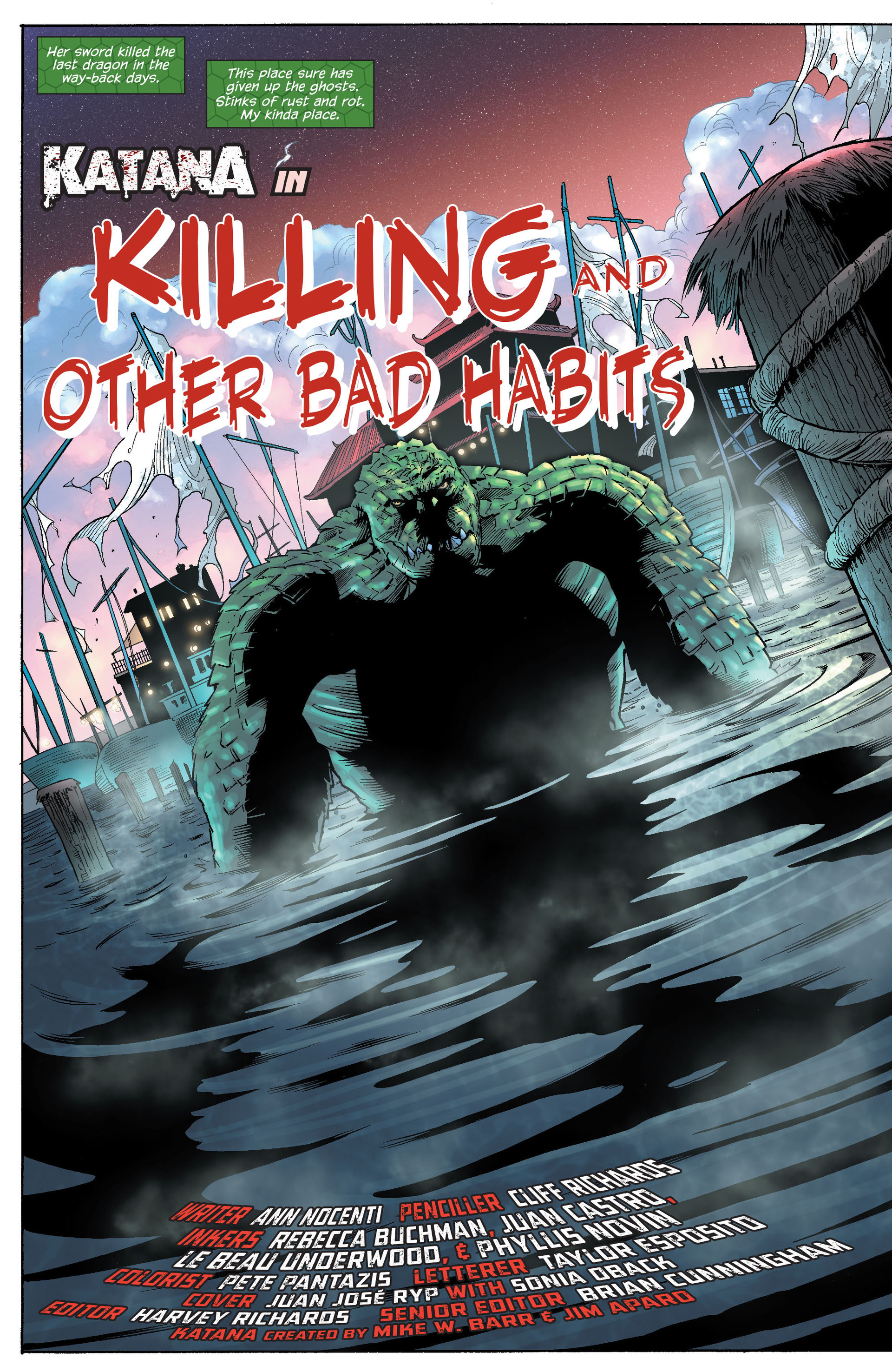 Read online Katana comic -  Issue #3 - 4