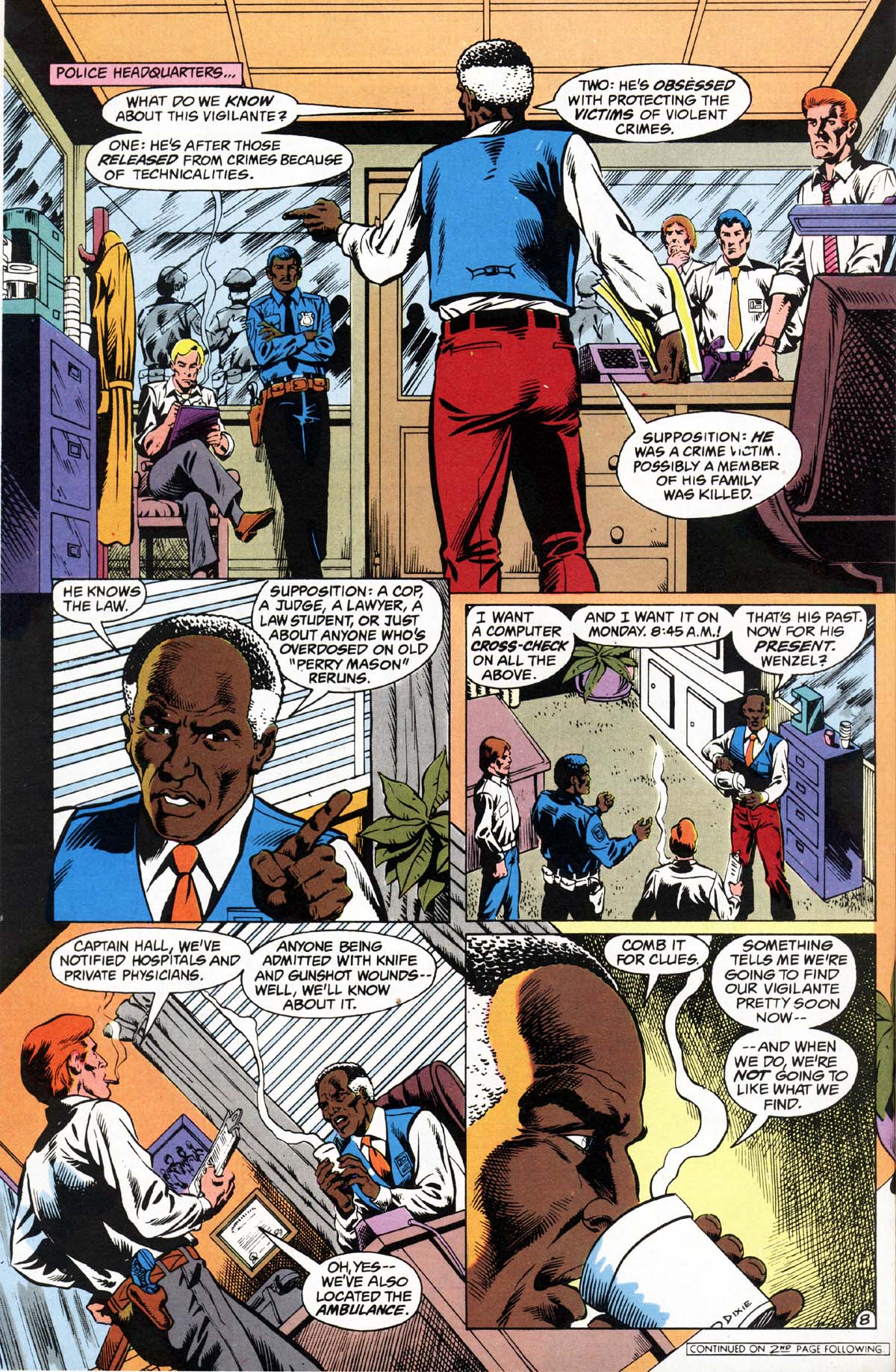 Read online Vigilante (1983) comic -  Issue #6 - 10