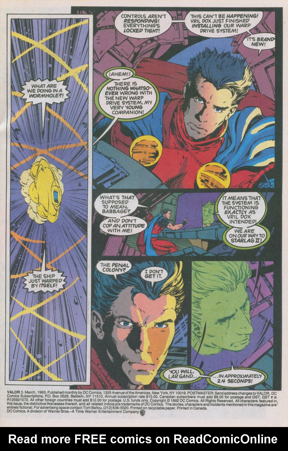 Read online Valor (1992) comic -  Issue #5 - 2