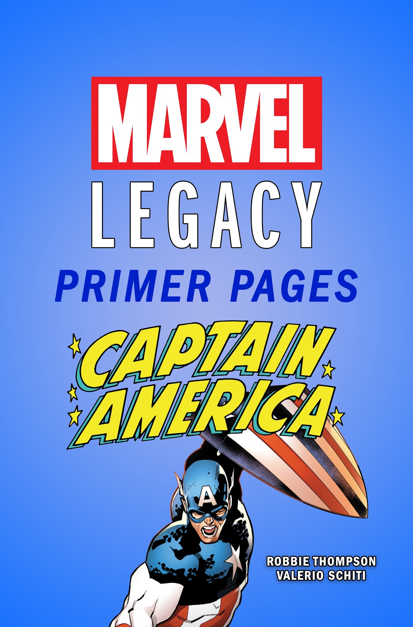 Read online Captain America (2017) comic -  Issue # _Marvel Legacy Primer Pages - 1