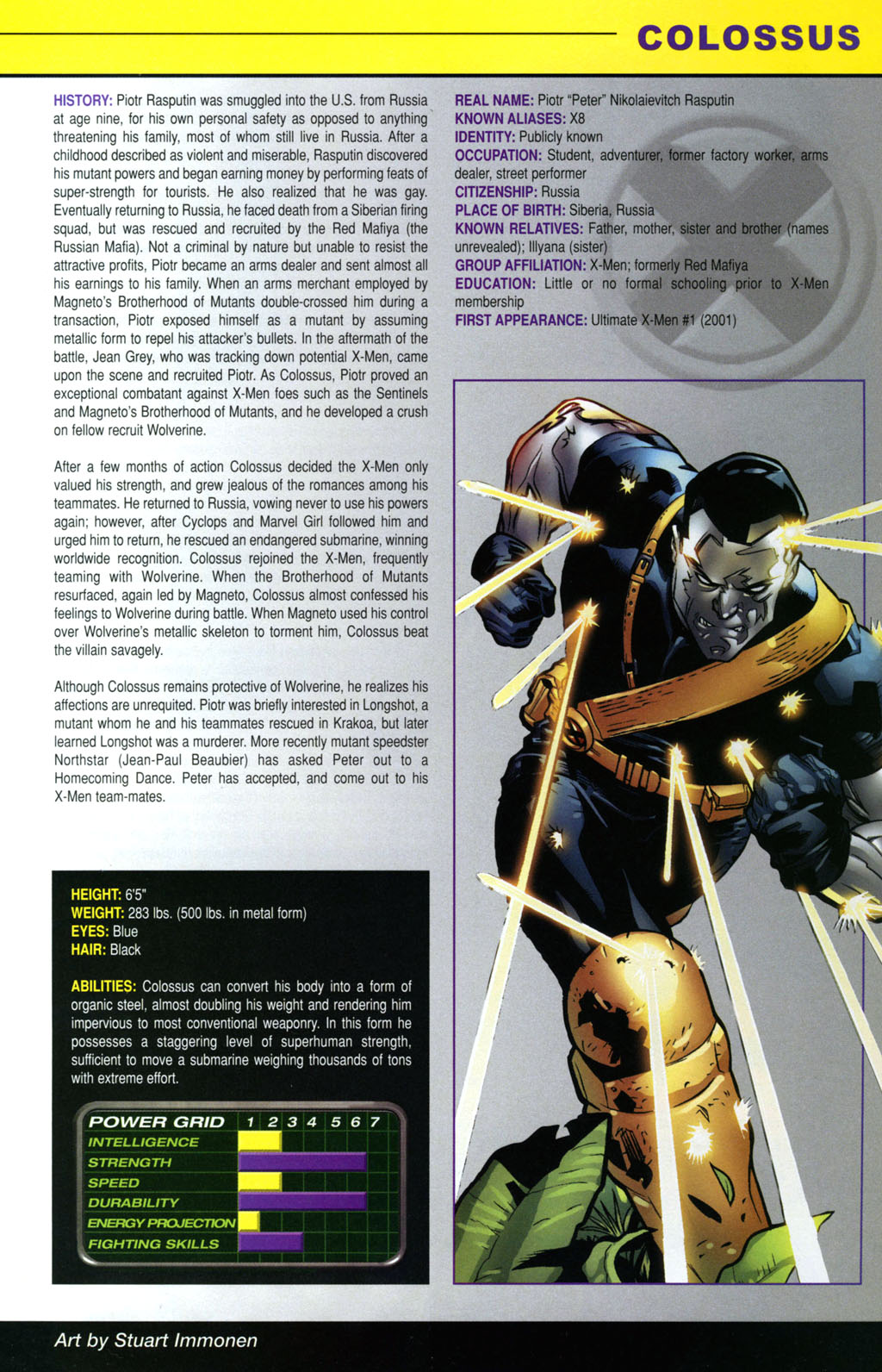 Read online Official Handbook of the Ultimate Marvel Universe: The Ultimates & X-Men 2005 comic -  Issue # Full - 13