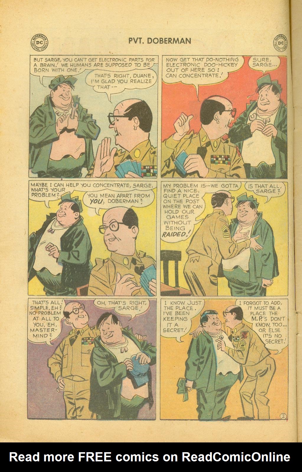 Read online Sgt. Bilko's Pvt. Doberman comic -  Issue #4 - 4