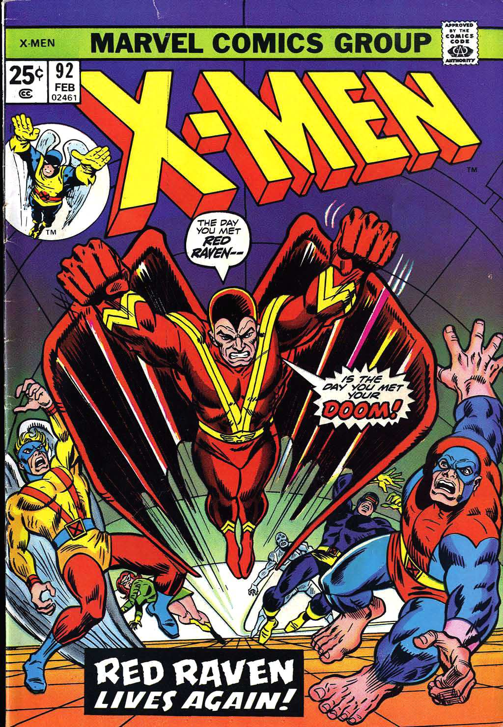 Read online Uncanny X-Men (1963) comic -  Issue #92 - 1