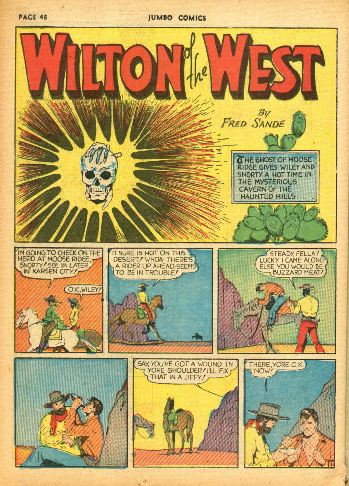 Read online Jumbo Comics comic -  Issue #15y - 50