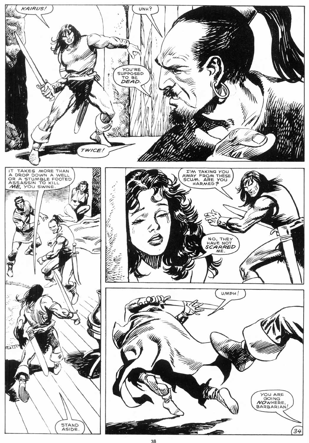 Read online The Savage Sword Of Conan comic -  Issue #156 - 38