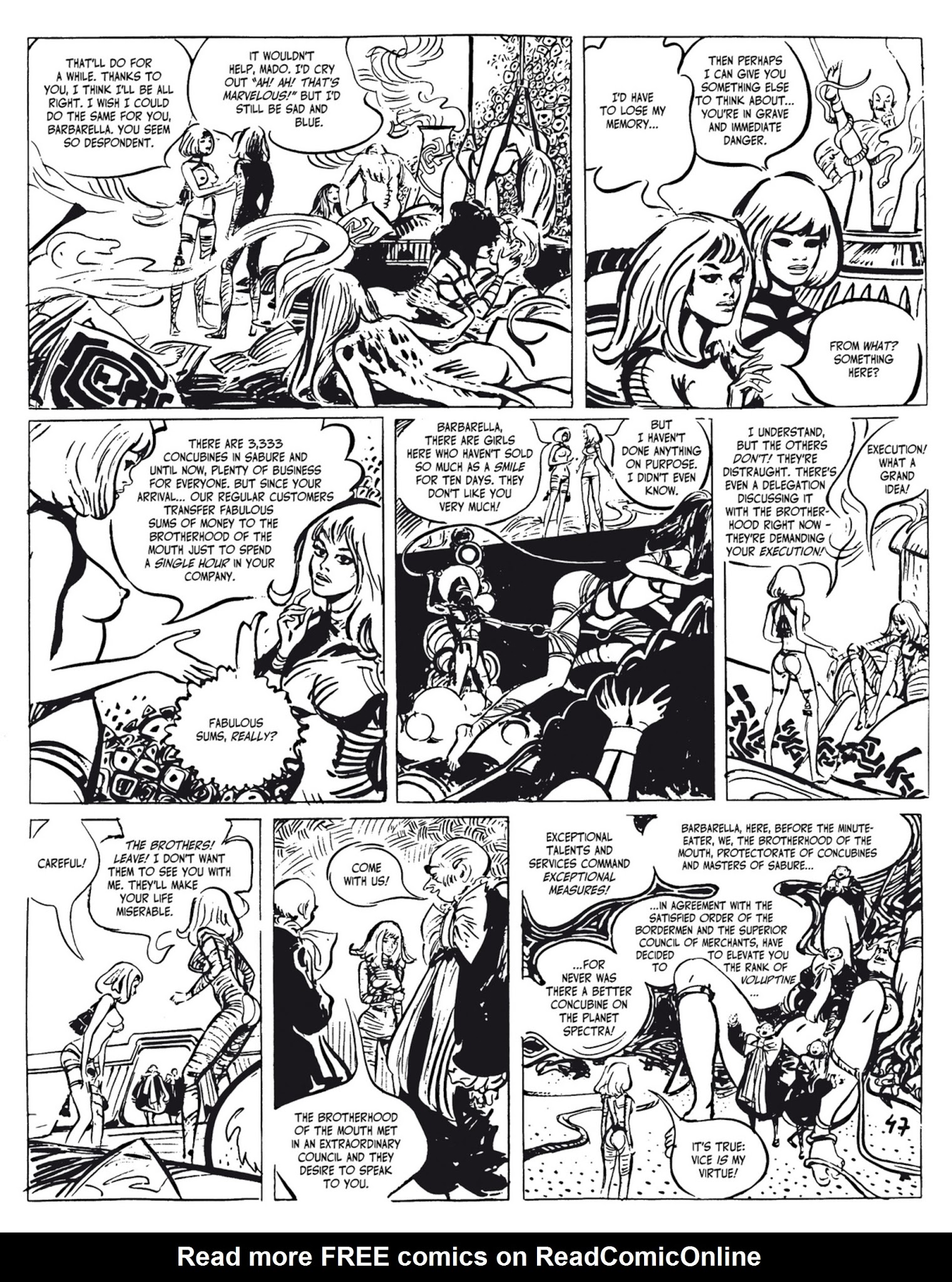 Read online Barbarella and The Wrath of the Minute-Eater comic -  Issue # TPB - 52