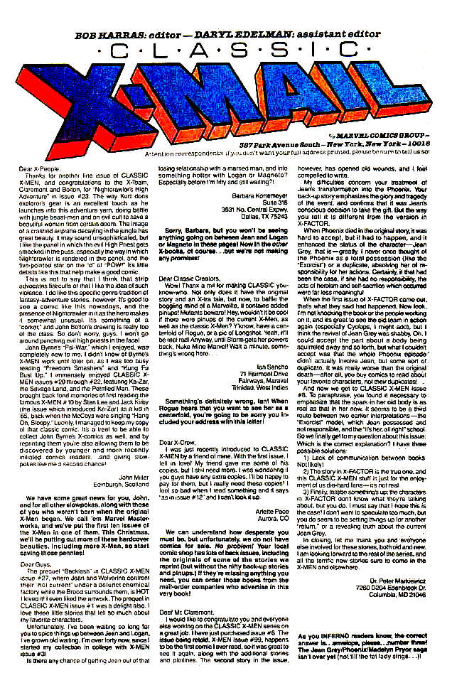 Read online Classic X-Men comic -  Issue #31 - 15
