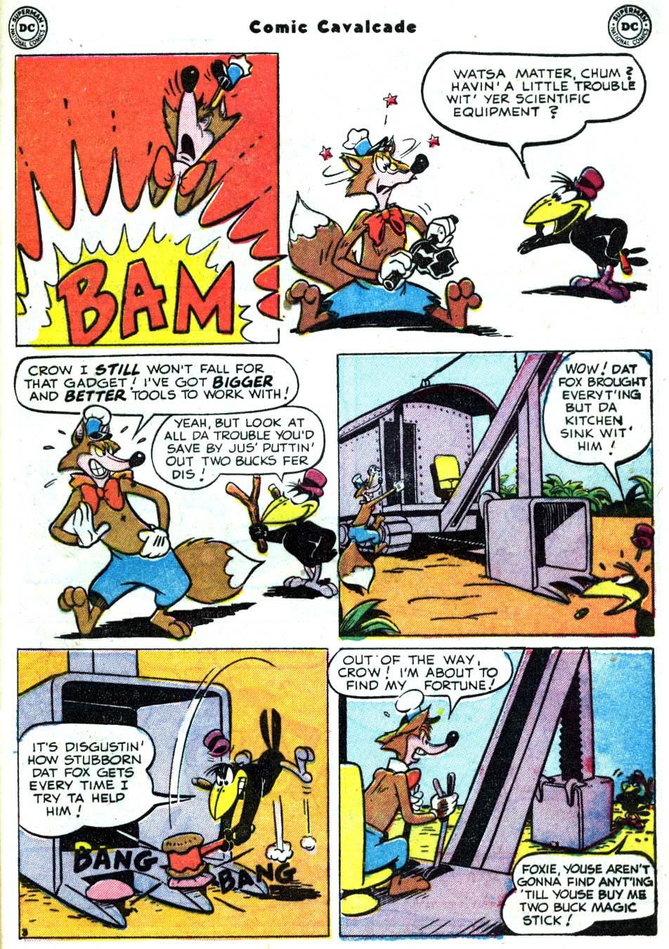 Read online Comic Cavalcade comic -  Issue #46 - 5