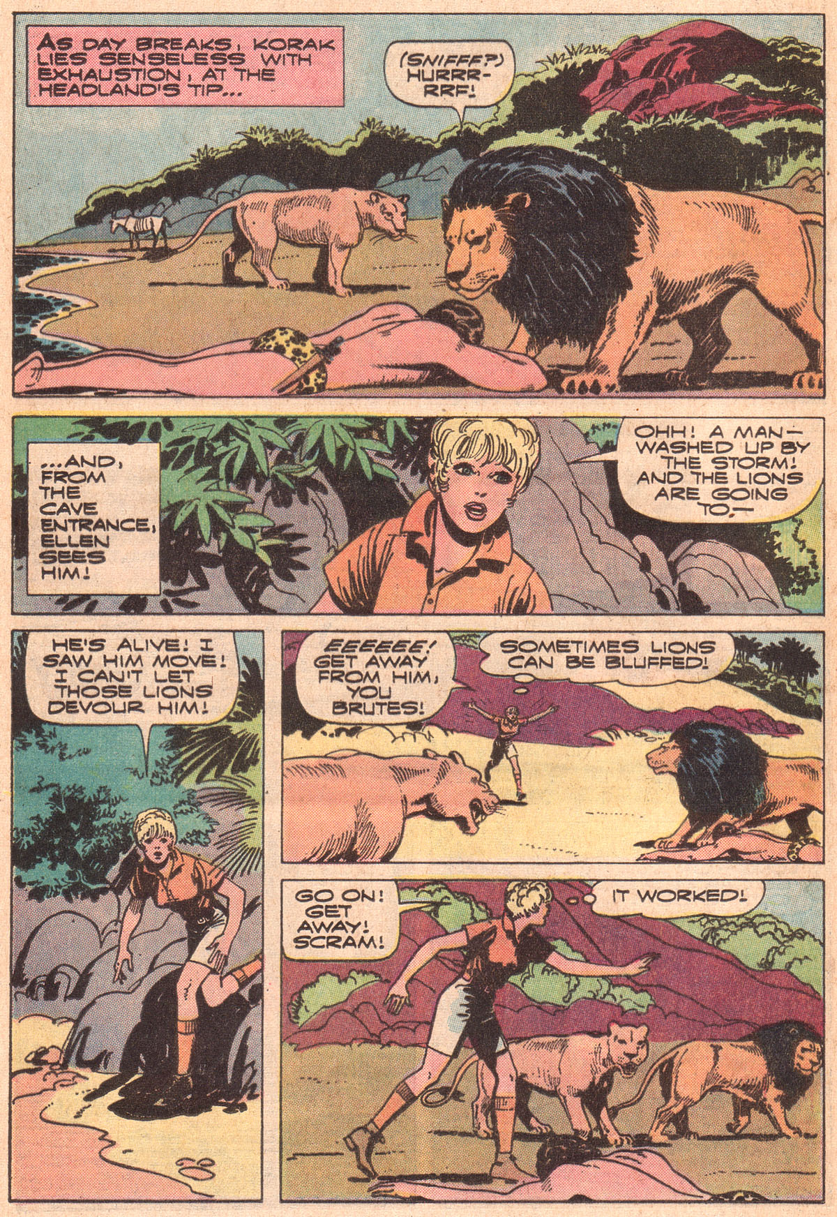 Read online Korak, Son of Tarzan (1964) comic -  Issue #43 - 12
