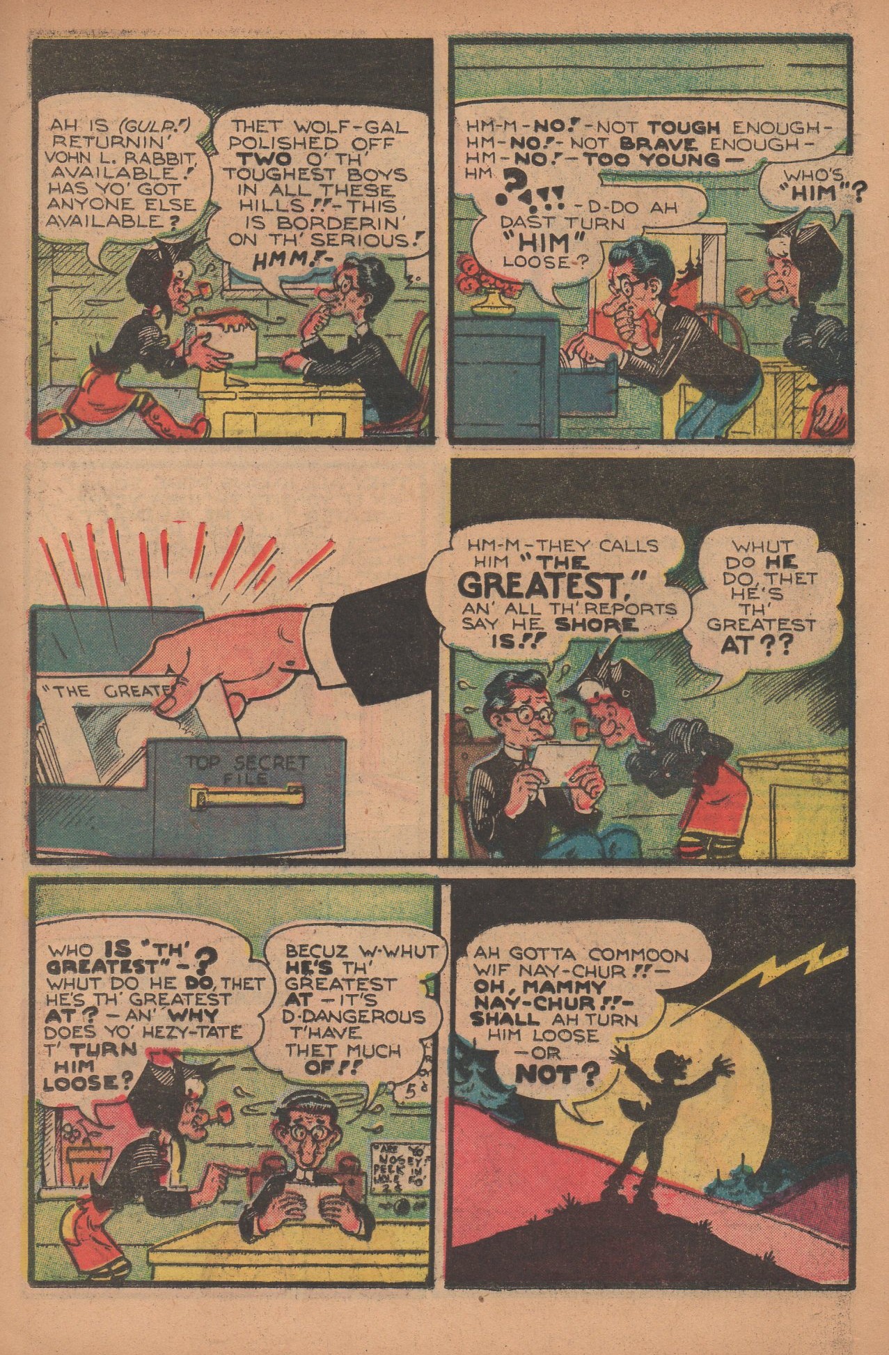 Read online Al Capp's Wolf Gal comic -  Issue #1 - 15