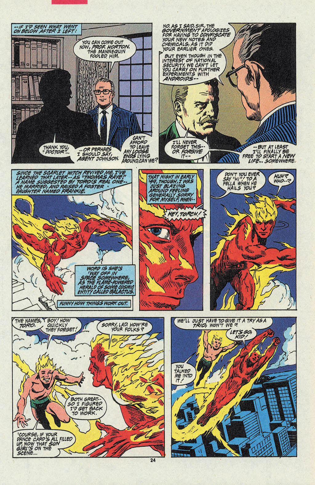 Read online The Saga of the Original Human Torch comic -  Issue #3 - 19